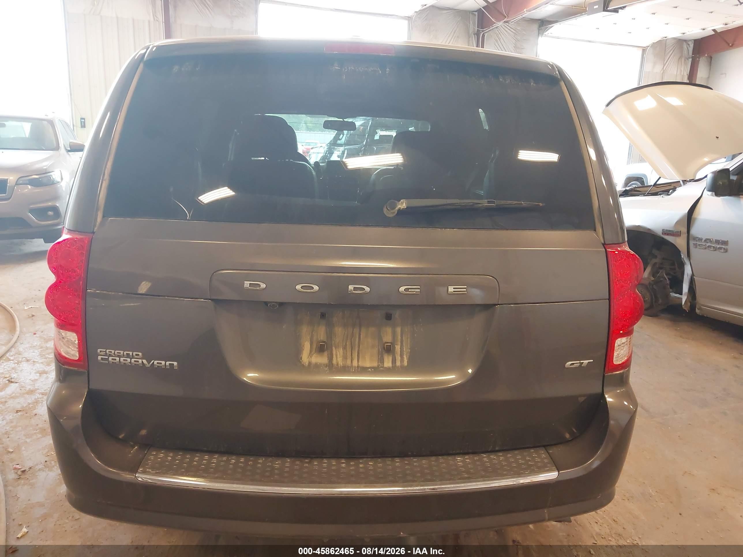 2017 Dodge Grand Caravan Gt Gray vin: 2C4RDGEG2HR701554