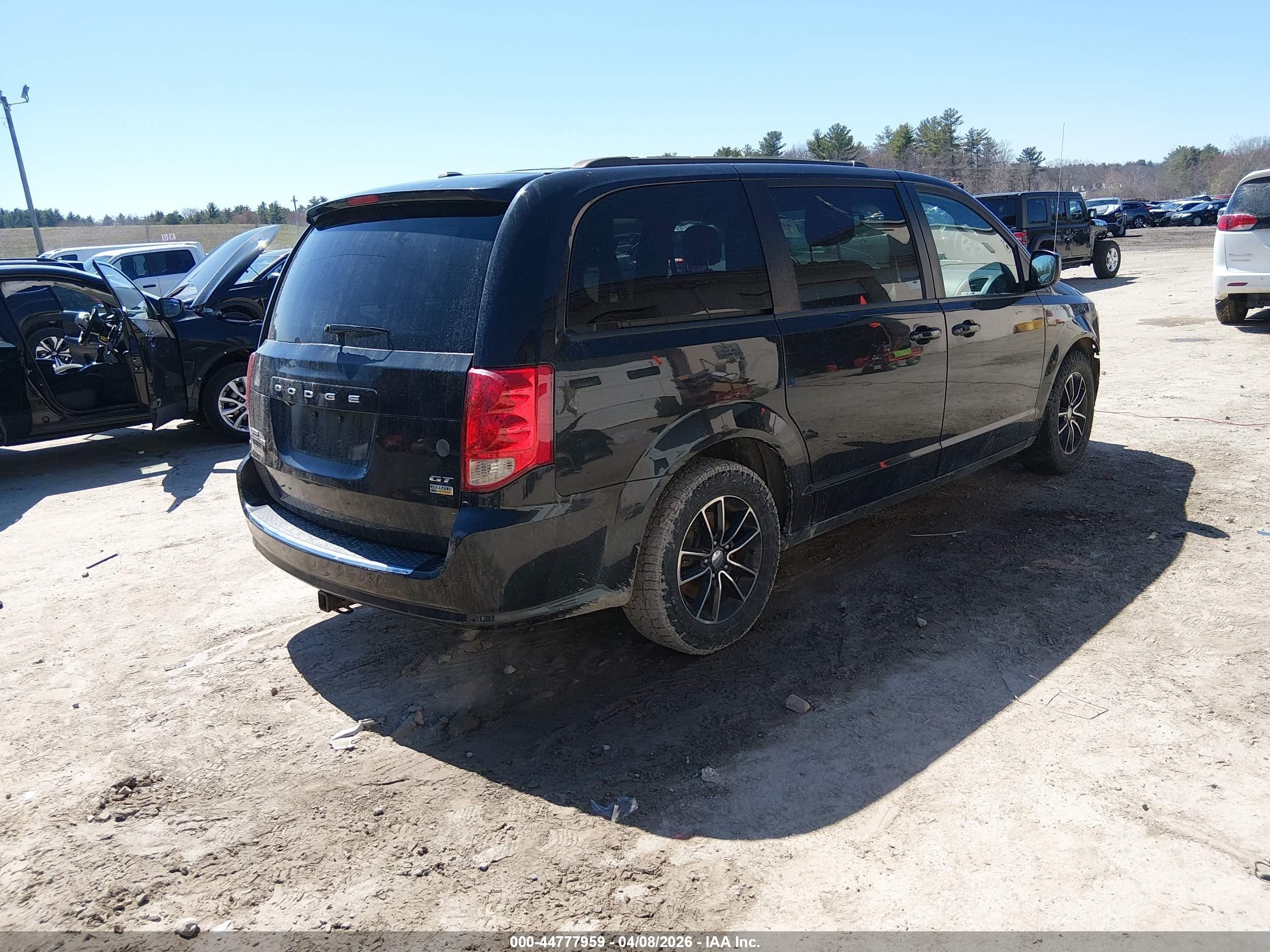 2018 Dodge Grand Caravan Gt Black vin: 2C4RDGEG2JR239700