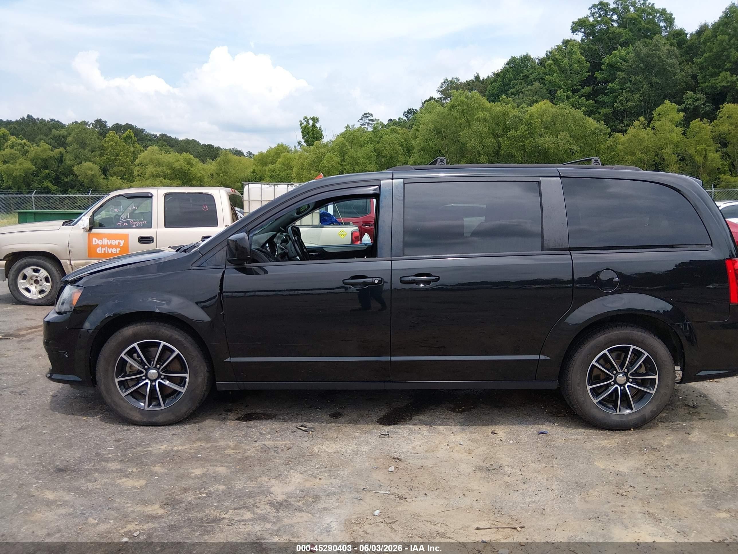 2018 Dodge Grand Caravan Gt Черный vin: 2C4RDGEG2JR285074