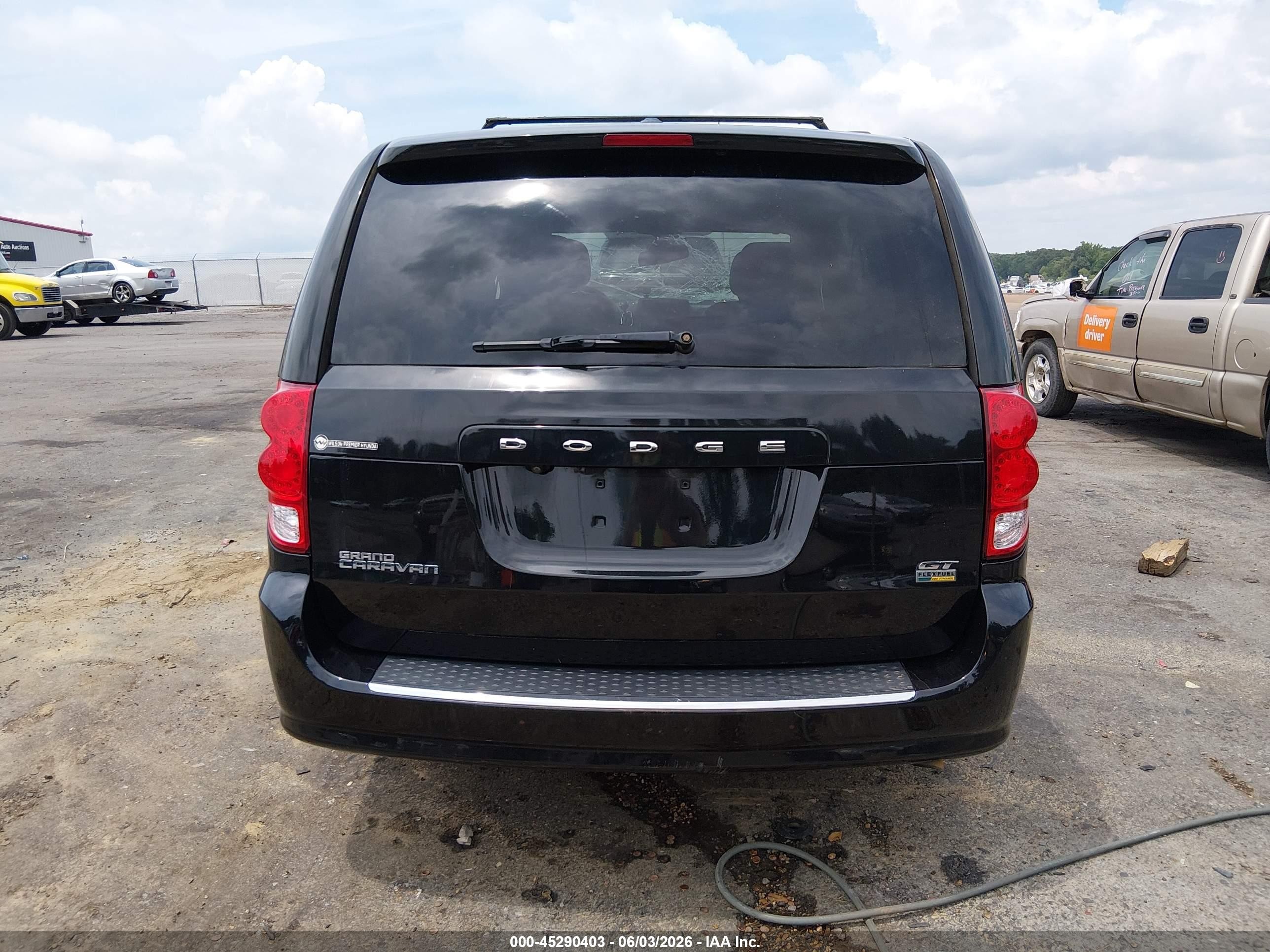 2018 Dodge Grand Caravan Gt Черный vin: 2C4RDGEG2JR285074