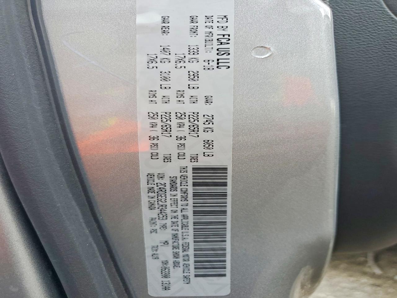 2018 Dodge Grand Caravan Gt Silver vin: 2C4RDGEG2JR344253