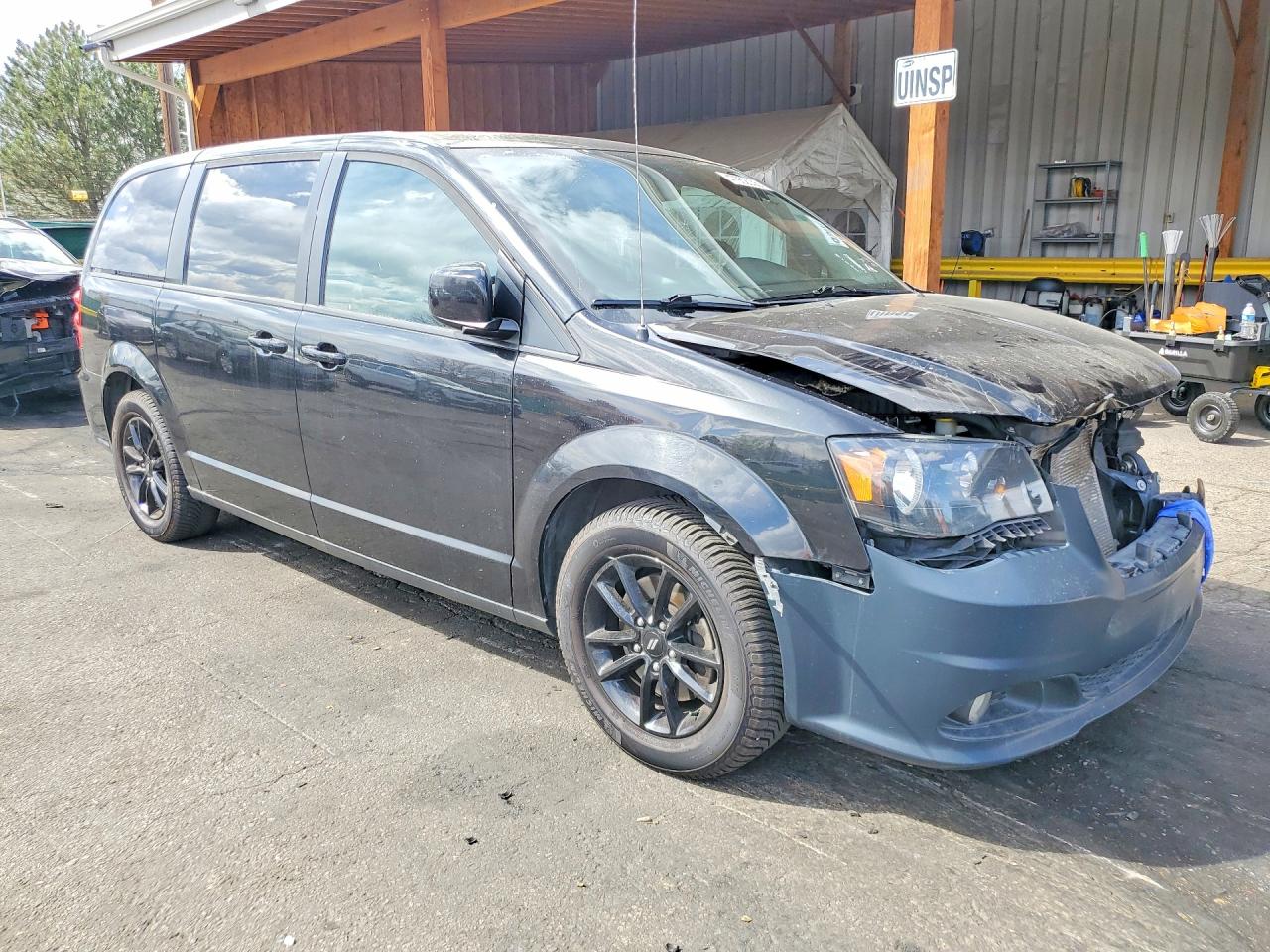 2019 Dodge Grand Caravan Gt Черный vin: 2C4RDGEG2KR769327