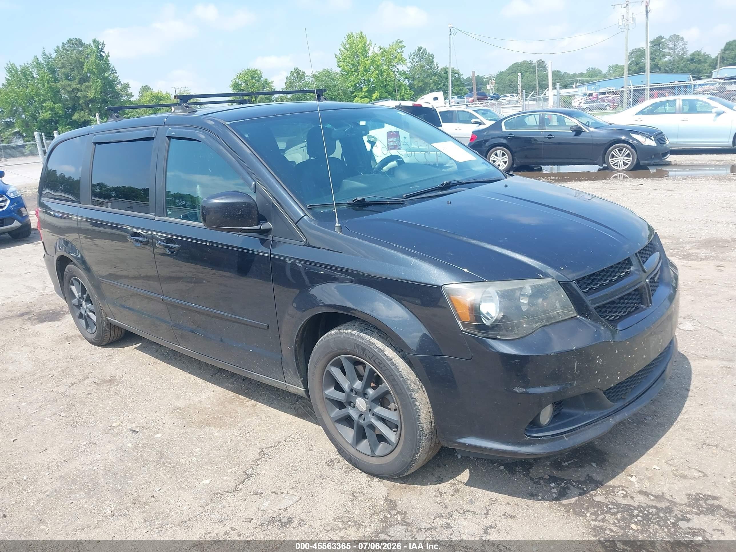 2013 Dodge Grand Caravan R/t Black vin: 2C4RDGEG3DR606334