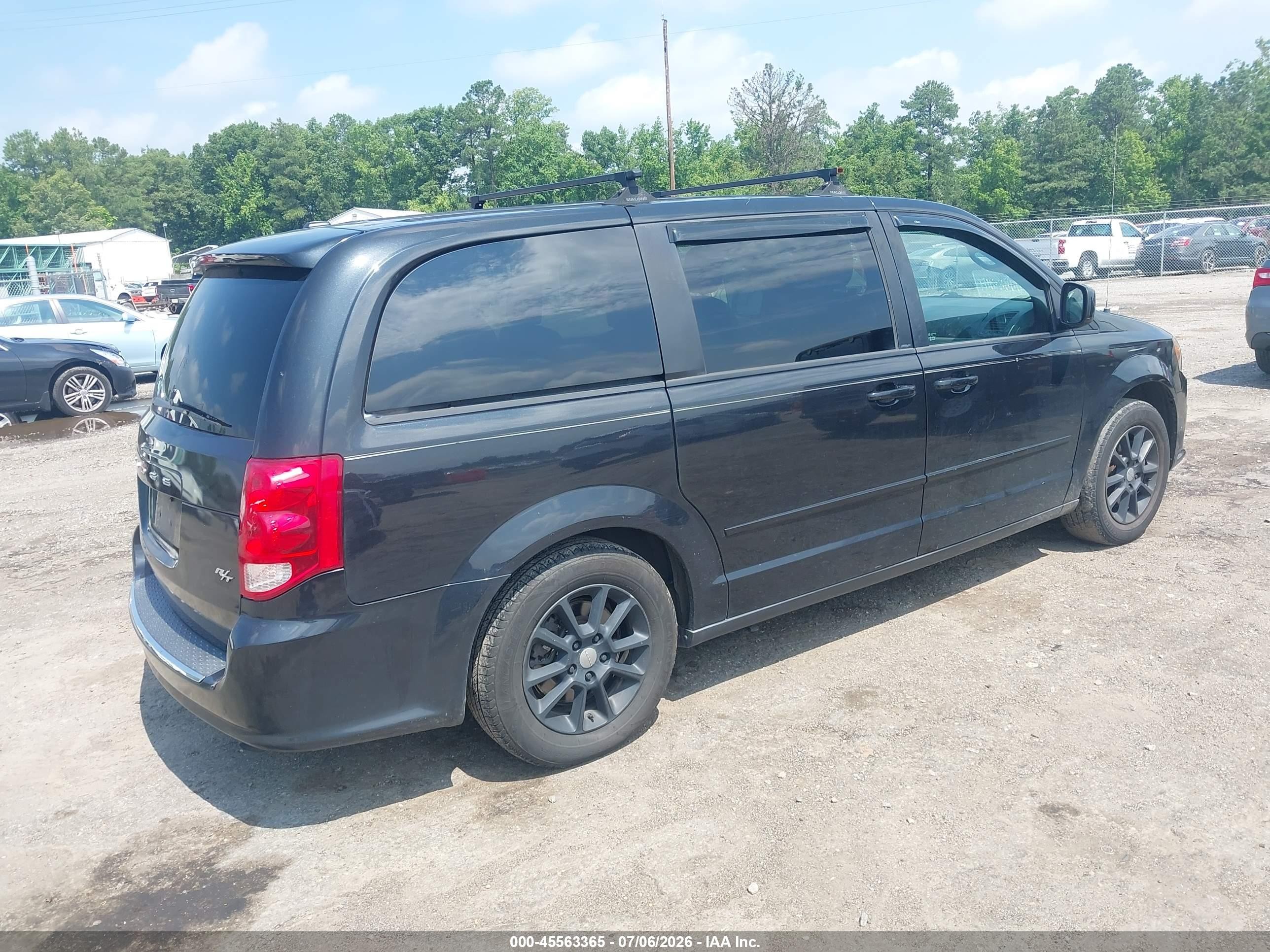2013 Dodge Grand Caravan R/t Black vin: 2C4RDGEG3DR606334
