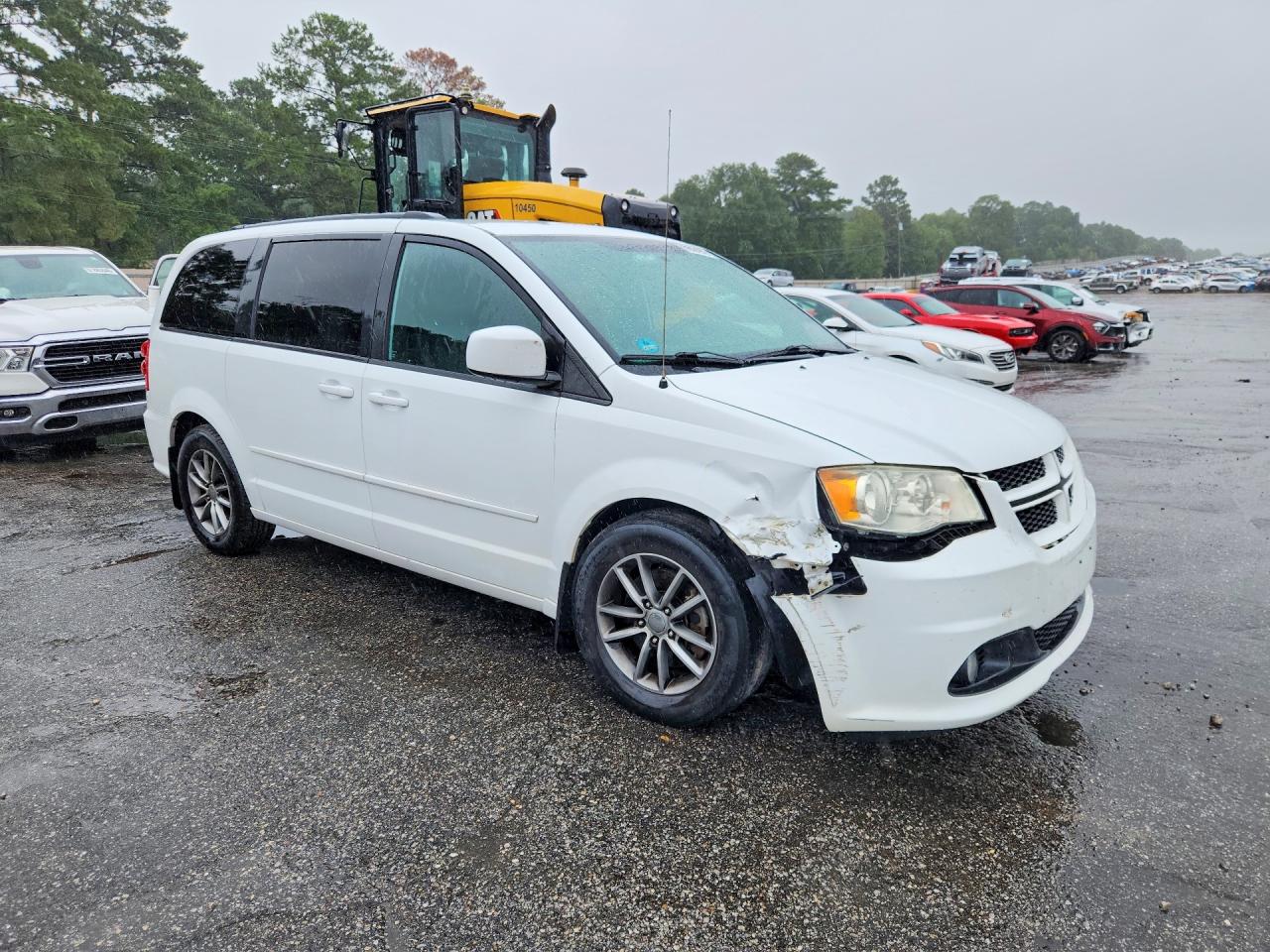 2014 Dodge Grand Caravan R/t White vin: 2C4RDGEG3ER404594