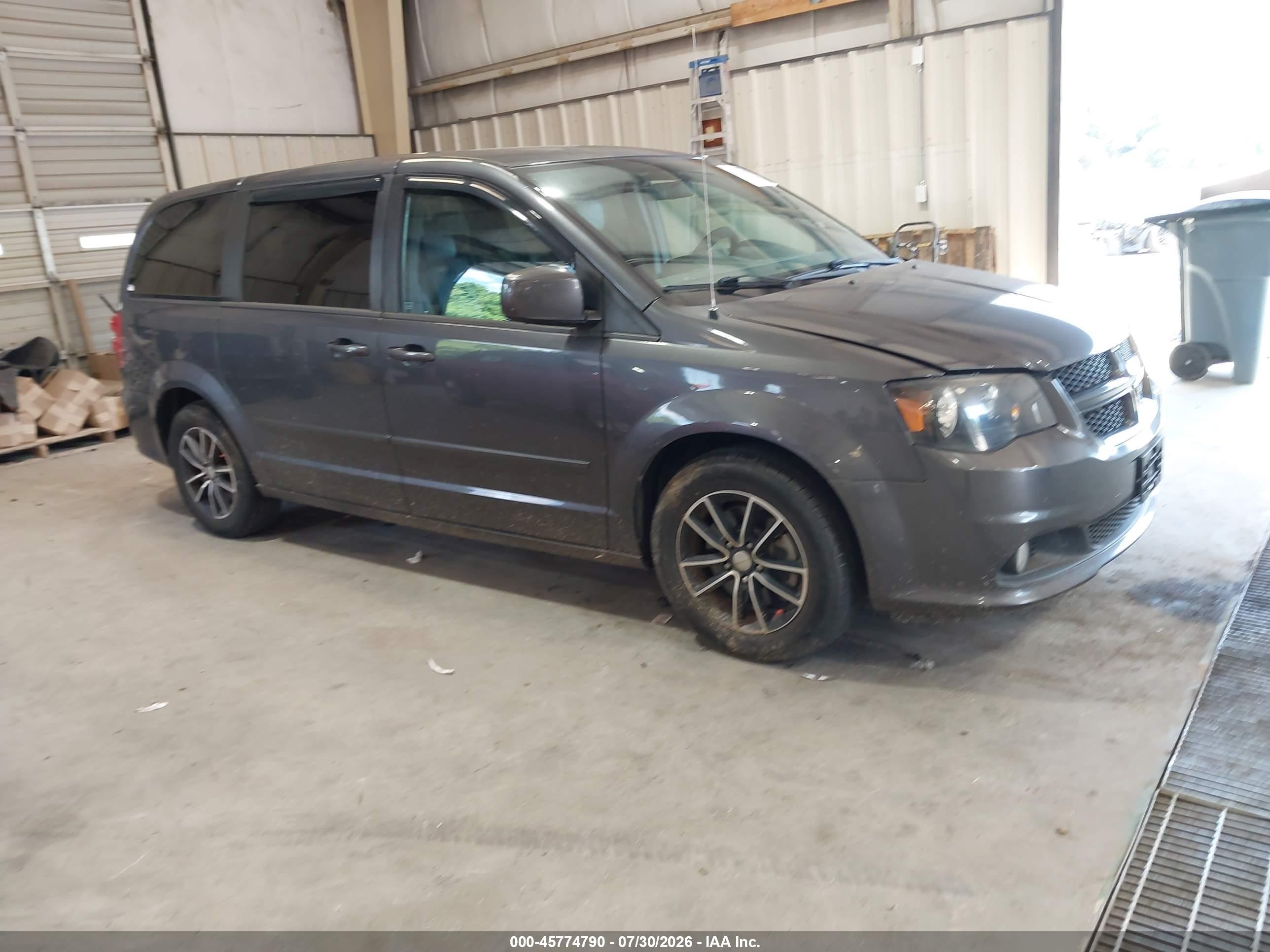 2015 Dodge Grand Caravan R/t Gray vin: 2C4RDGEG3FR564072