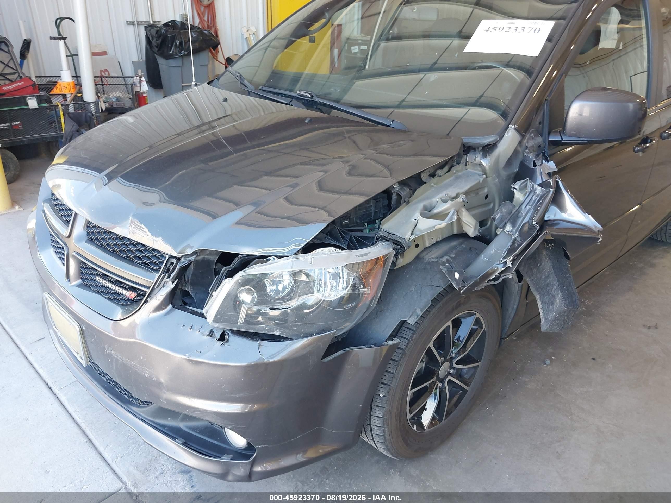 2016 Dodge Grand Caravan R/t Gray vin: 2C4RDGEG3GR217343