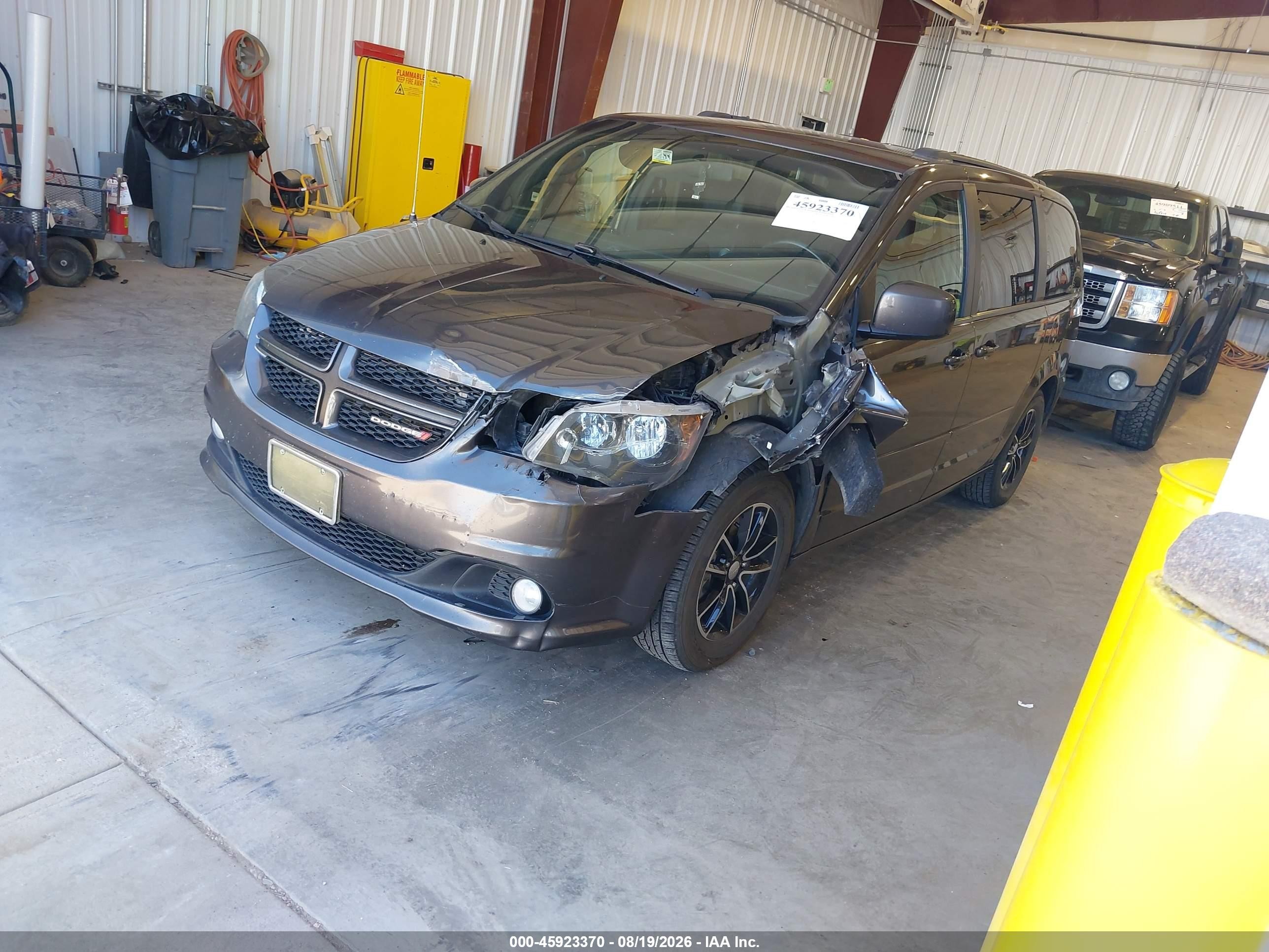 2016 Dodge Grand Caravan R/t Gray vin: 2C4RDGEG3GR217343