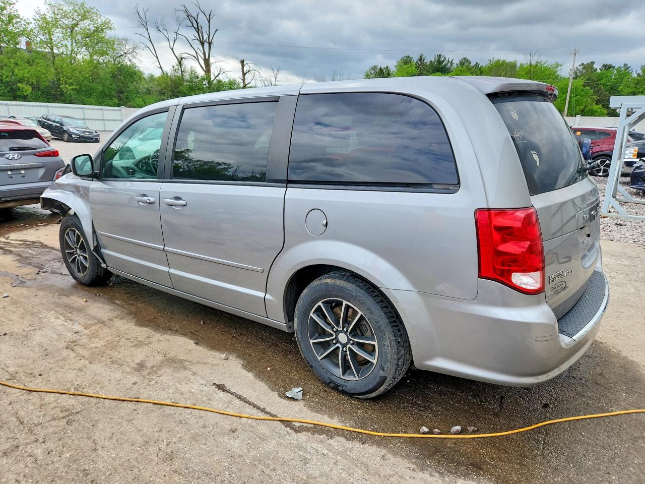 2017 Dodge Grand Caravan Gt Silver vin: 2C4RDGEG3HR690094