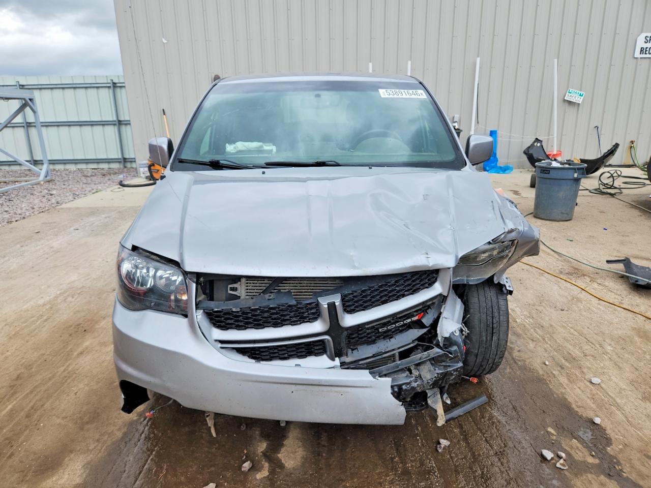 2017 Dodge Grand Caravan Gt Silver vin: 2C4RDGEG3HR690094