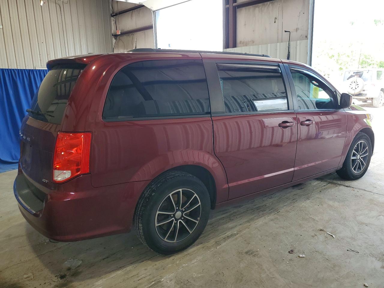 2018 Dodge Grand Caravan Gt Burgundy vin: 2C4RDGEG3JR341040