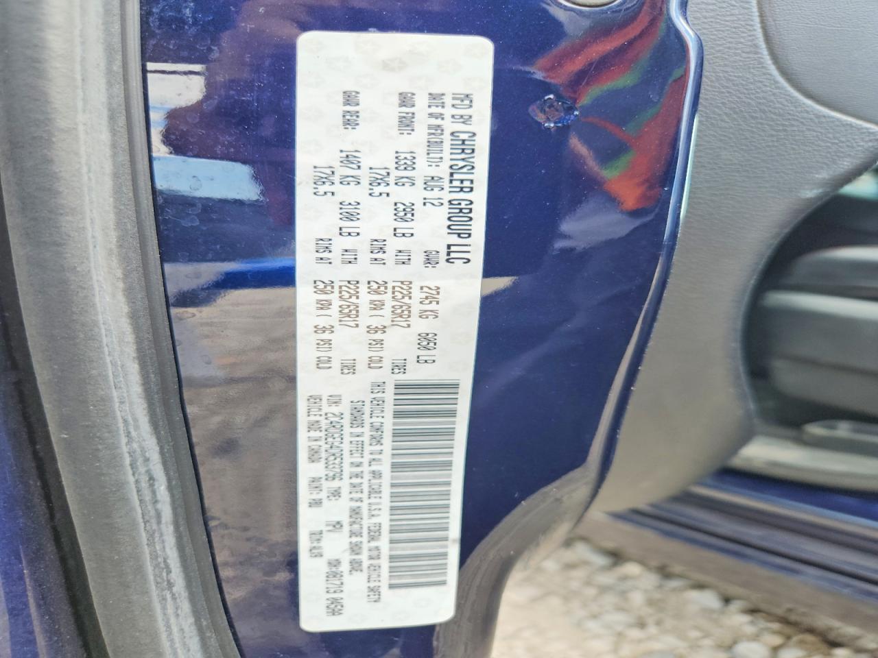2013 Dodge Grand Caravan R/t Blue vin: 2C4RDGEG4DR533796