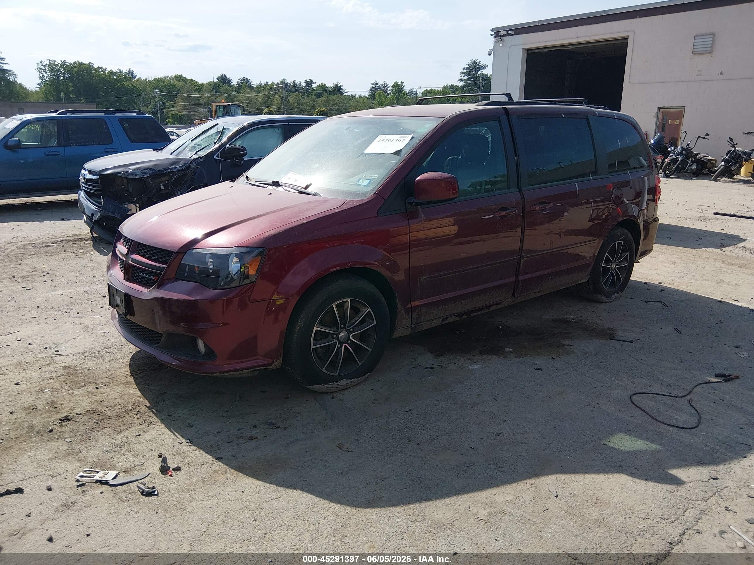 2017 Dodge Grand Caravan Gt Red vin: 2C4RDGEG4HR580445