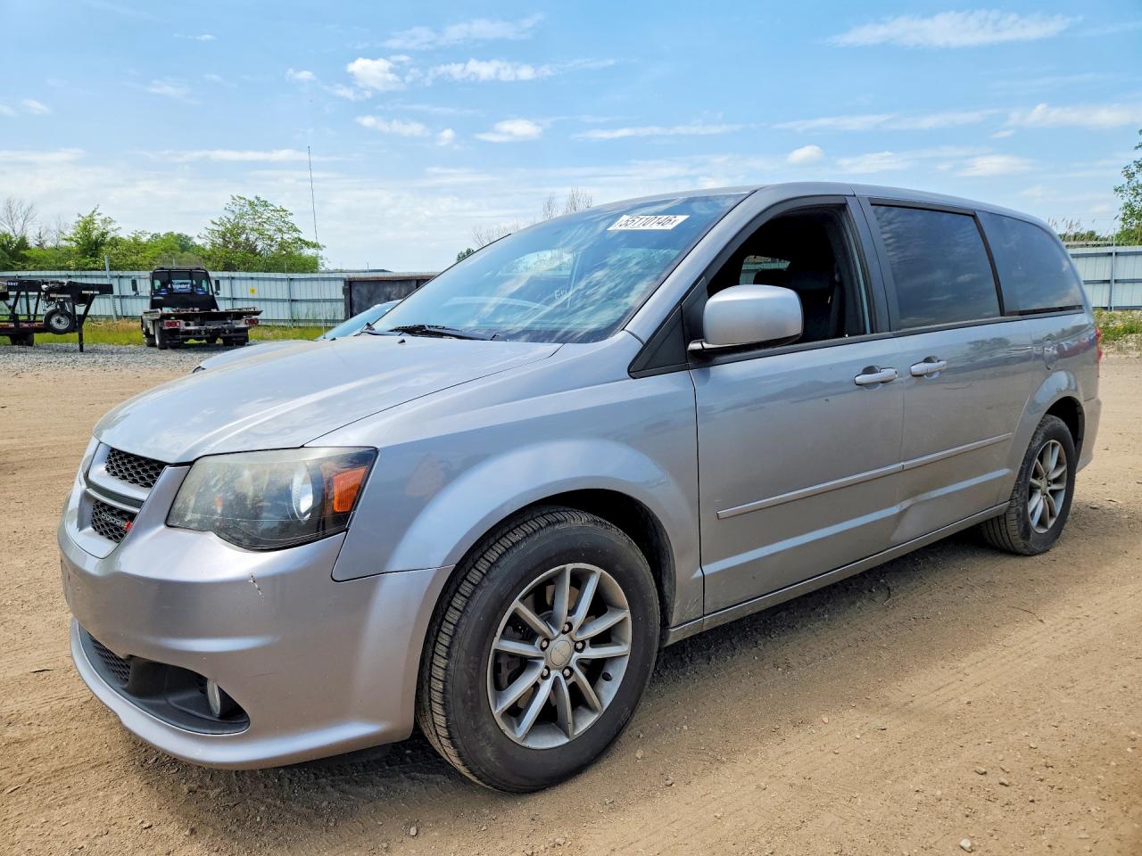 2014 Dodge Grand Caravan R Серебряный vin: 2C4RDGEG5ER404791