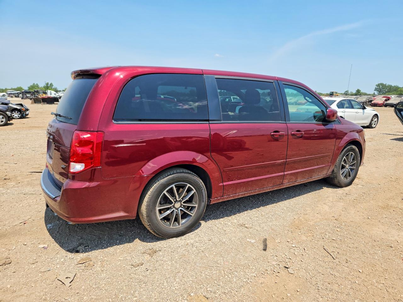 2017 Dodge Grand Caravan Gt Burgundy vin: 2C4RDGEG5HR646873