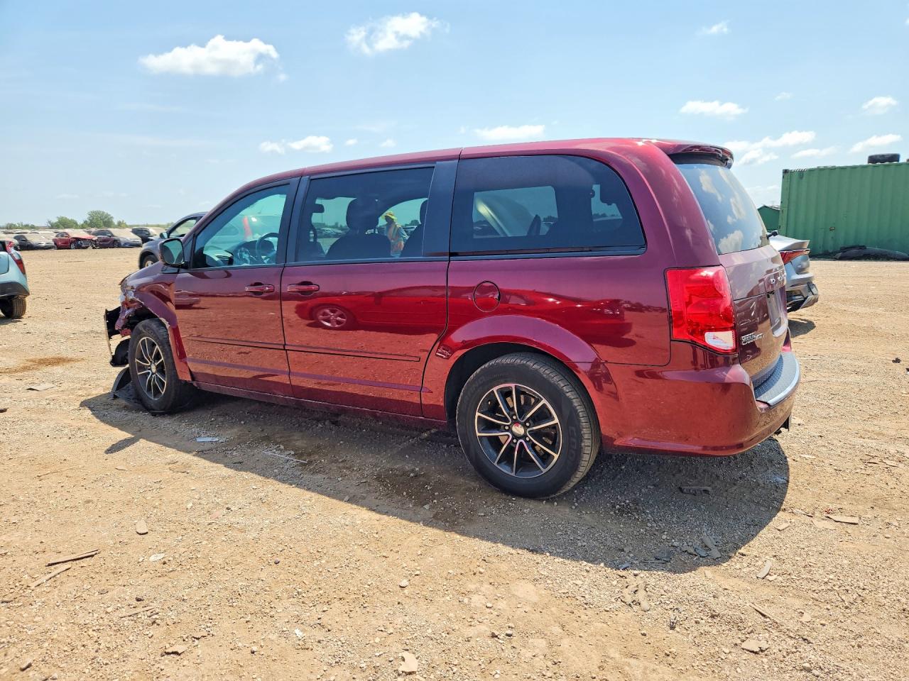 2017 Dodge Grand Caravan Gt Burgundy vin: 2C4RDGEG5HR646873
