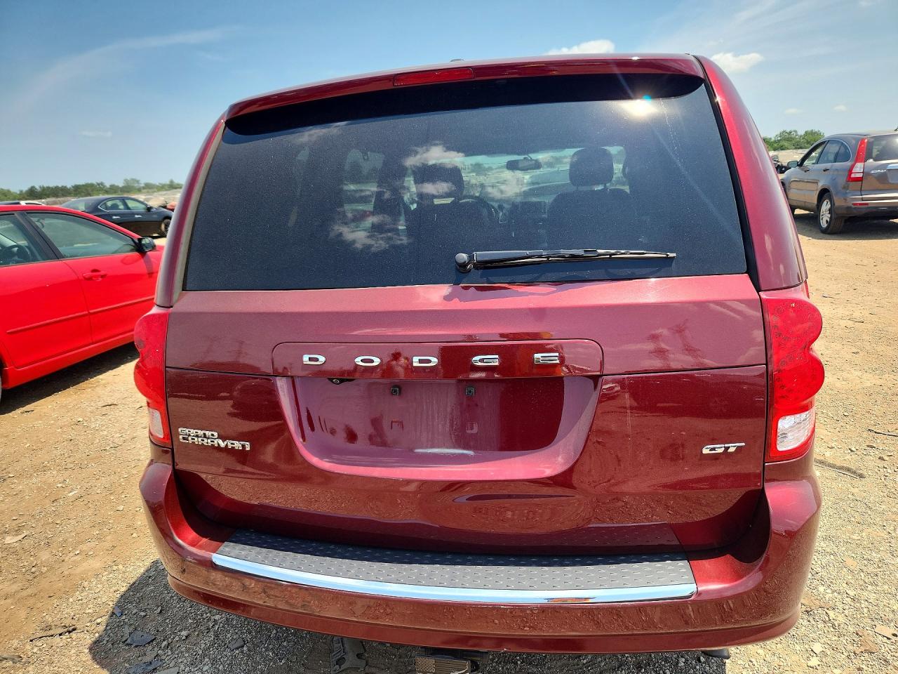 2017 Dodge Grand Caravan Gt Burgundy vin: 2C4RDGEG5HR646873