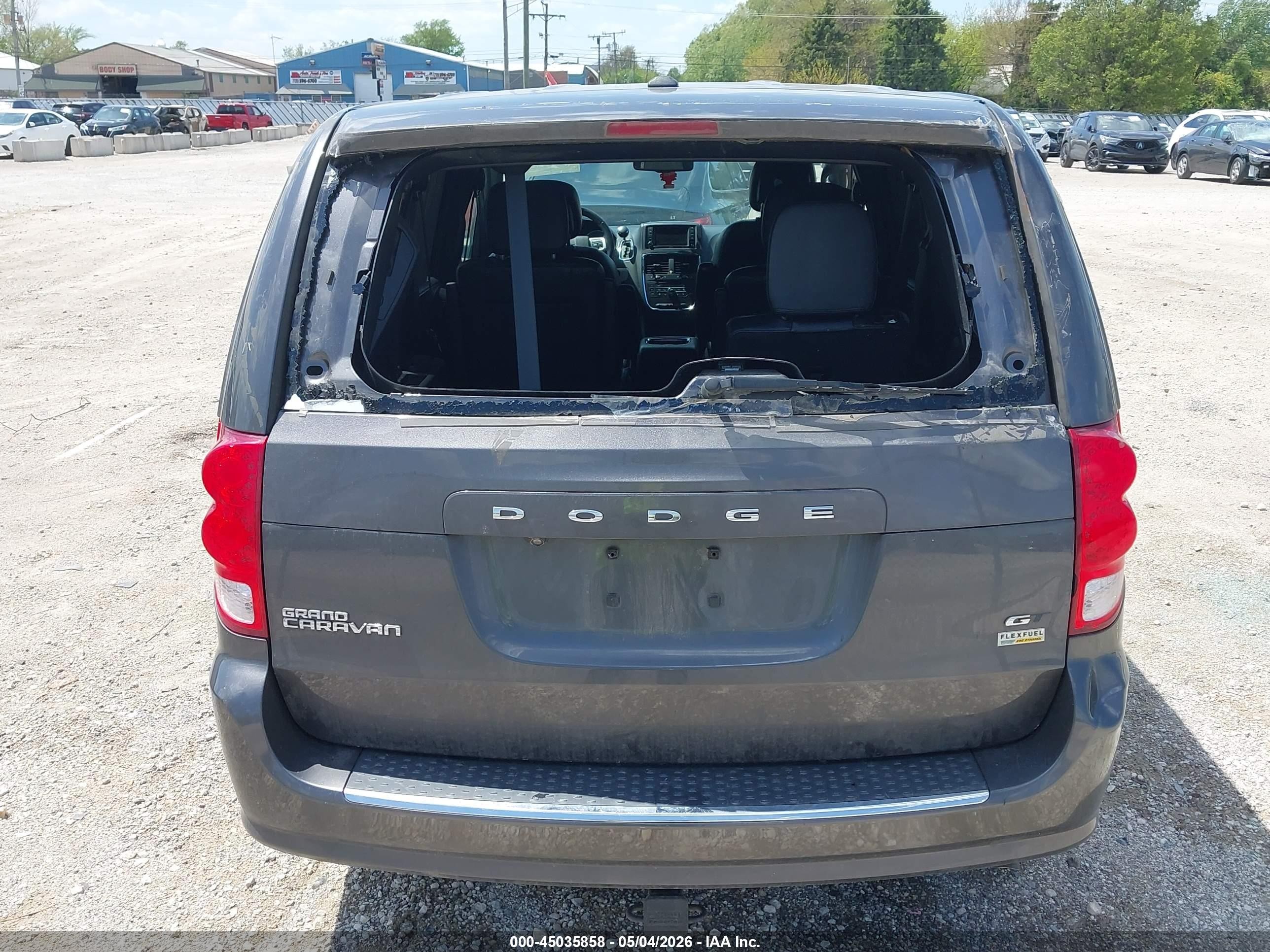 2018 Dodge Grand Caravan Gt Gray vin: 2C4RDGEG5JR159744