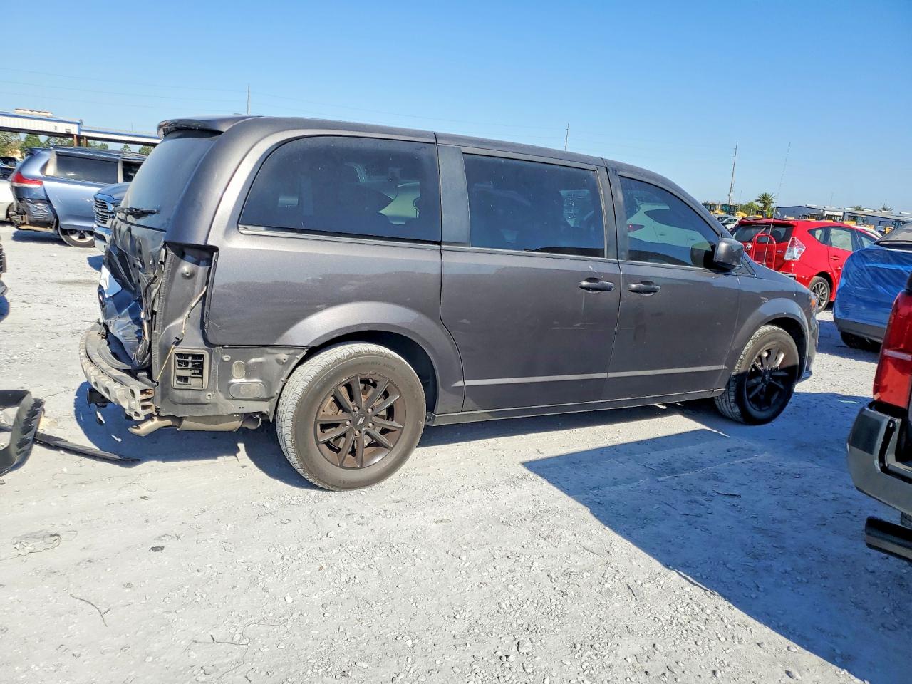 2020 Dodge Grand Caravan Gt Gray vin: 2C4RDGEG5LR208007