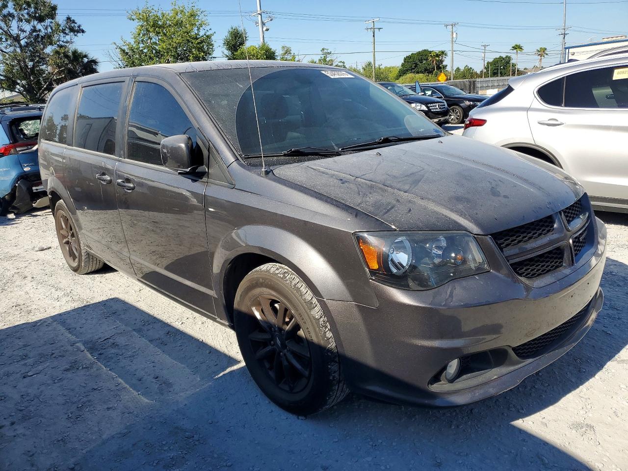 2020 Dodge Grand Caravan Gt Gray vin: 2C4RDGEG5LR208007