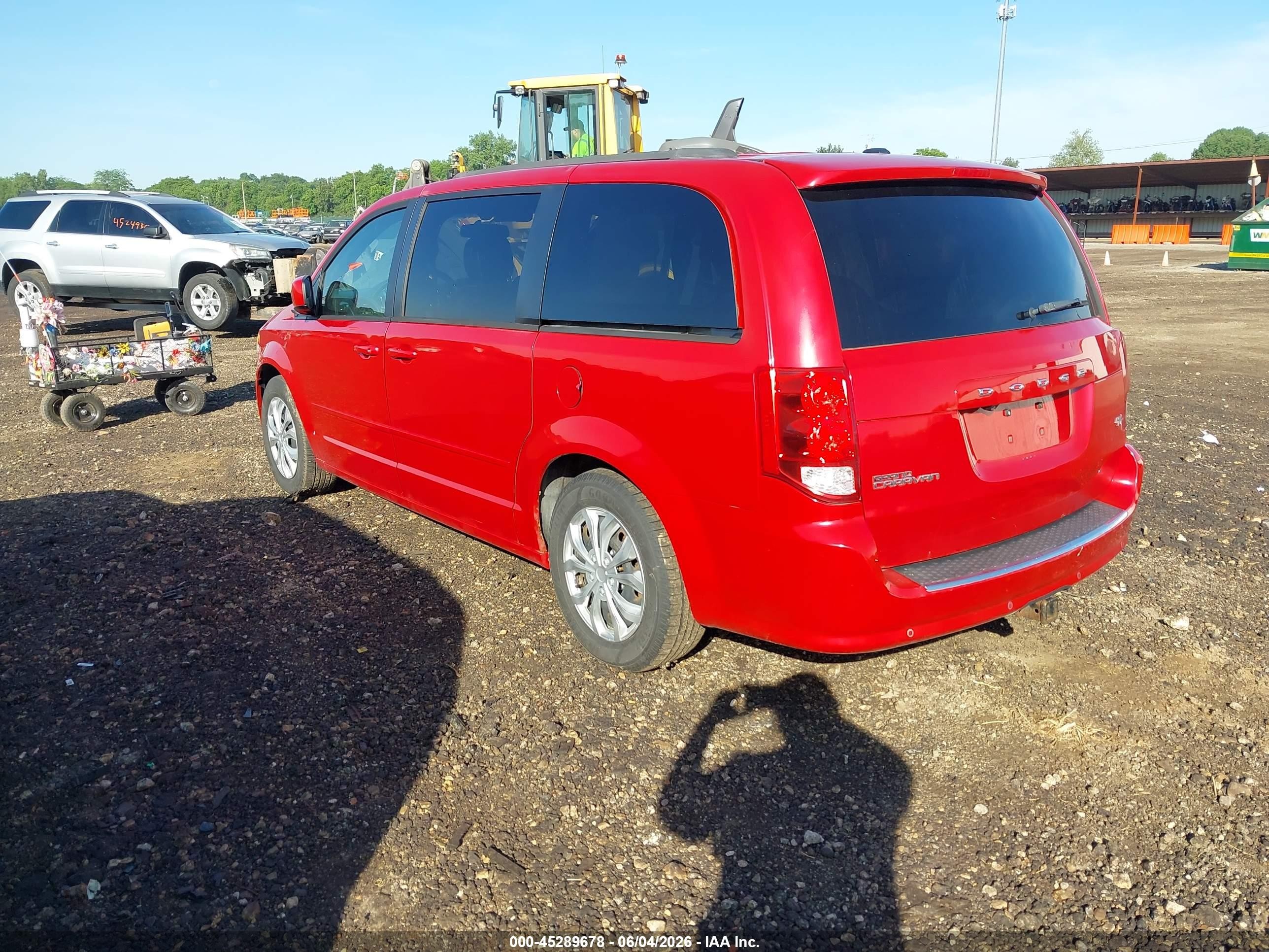 2013 Dodge Grand Caravan R/t Red vin: 2C4RDGEG6DR643586