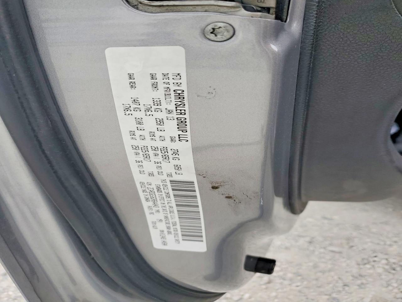 2013 Dodge Grand Caravan R Серый vin: 2C4RDGEG6DR644043
