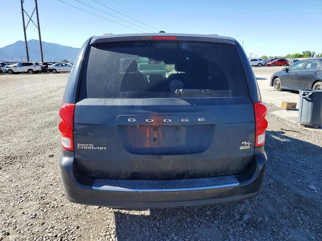 2014 Dodge Grand Caravan R Gray vin: 2C4RDGEG6ER385443