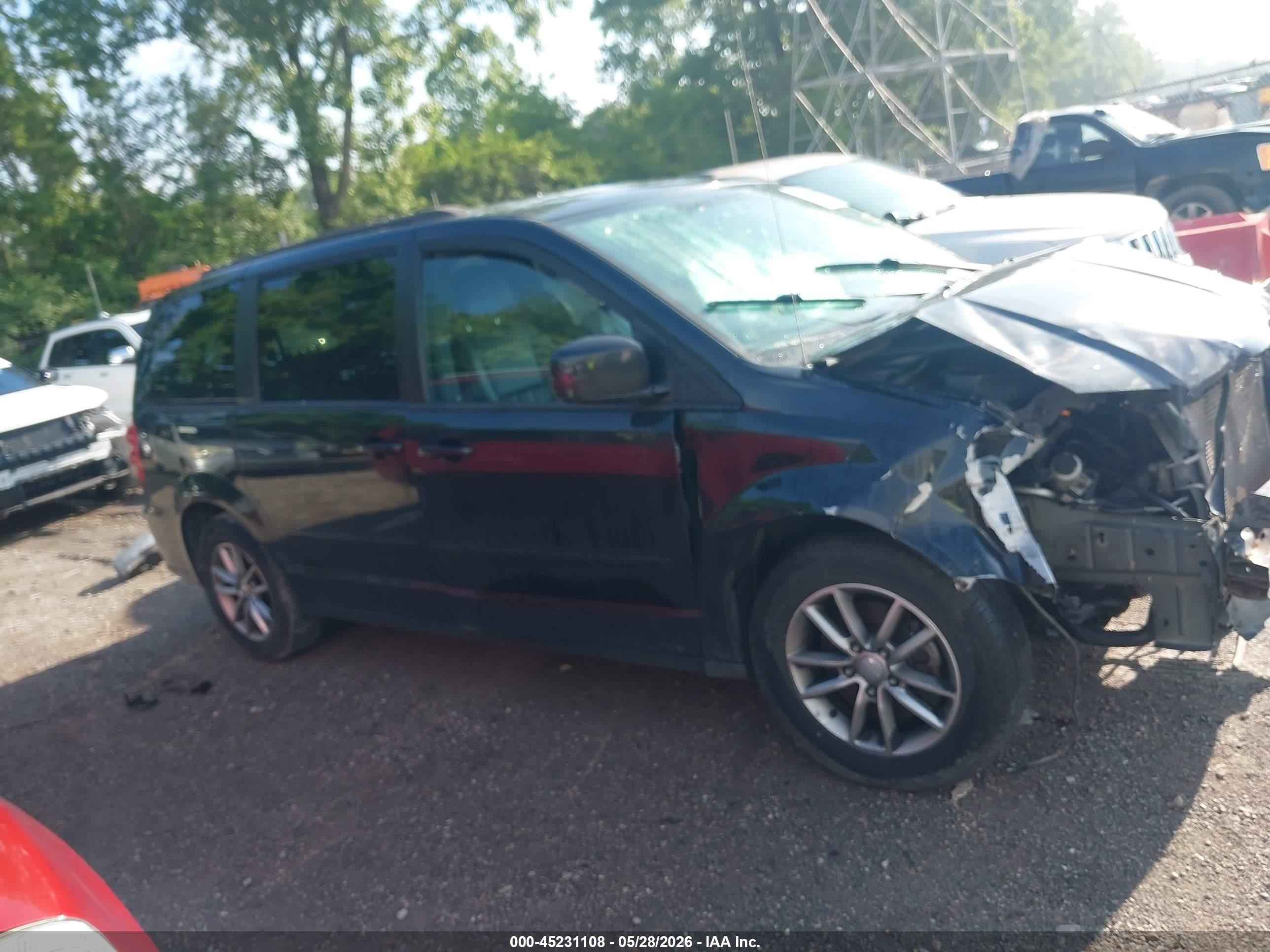 2014 Dodge Grand Caravan R/t Черный vin: 2C4RDGEG6ER431370