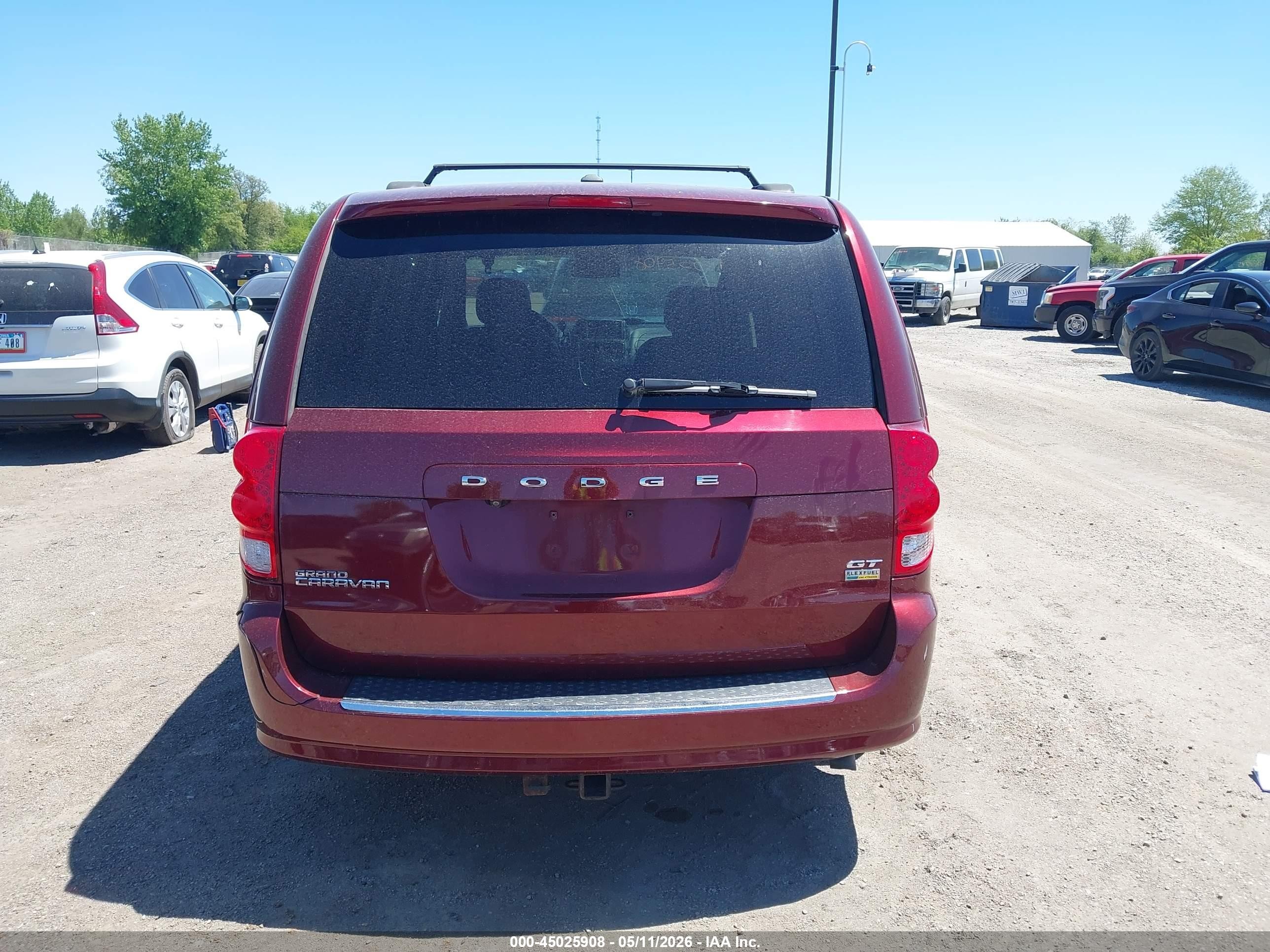 2018 Dodge Grand Caravan Gt Red vin: 2C4RDGEG6JR343090