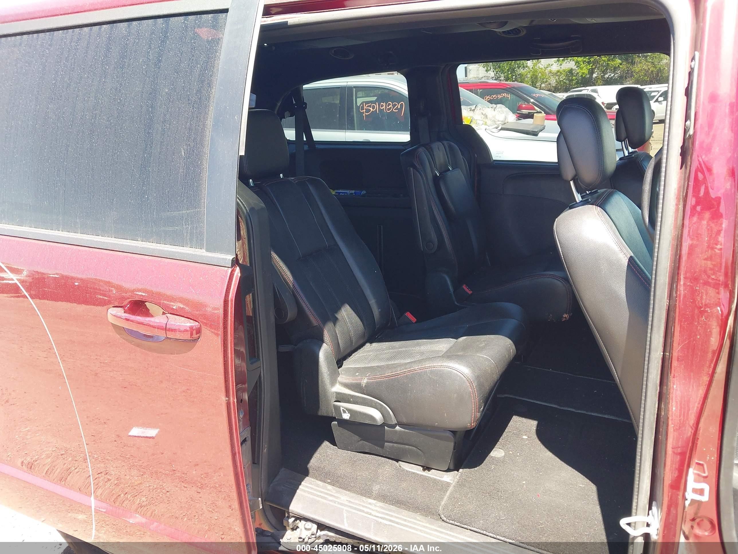 2018 Dodge Grand Caravan Gt Red vin: 2C4RDGEG6JR343090