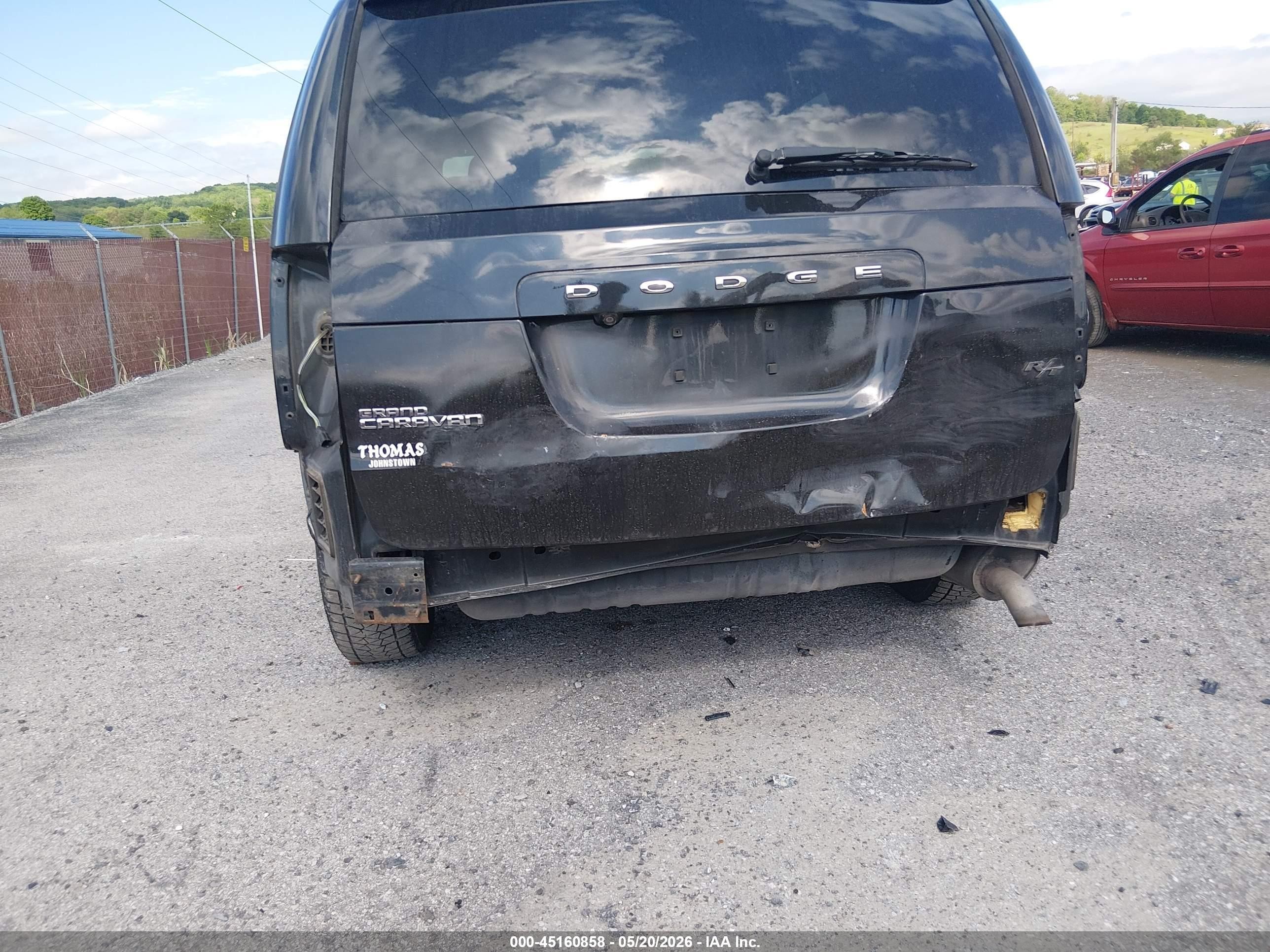 2013 Dodge Grand Caravan R/t Black vin: 2C4RDGEG7DR615487
