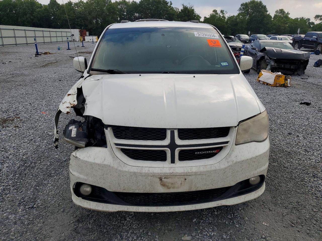 2013 Dodge Grand Caravan R White vin: 2C4RDGEG7DR624187