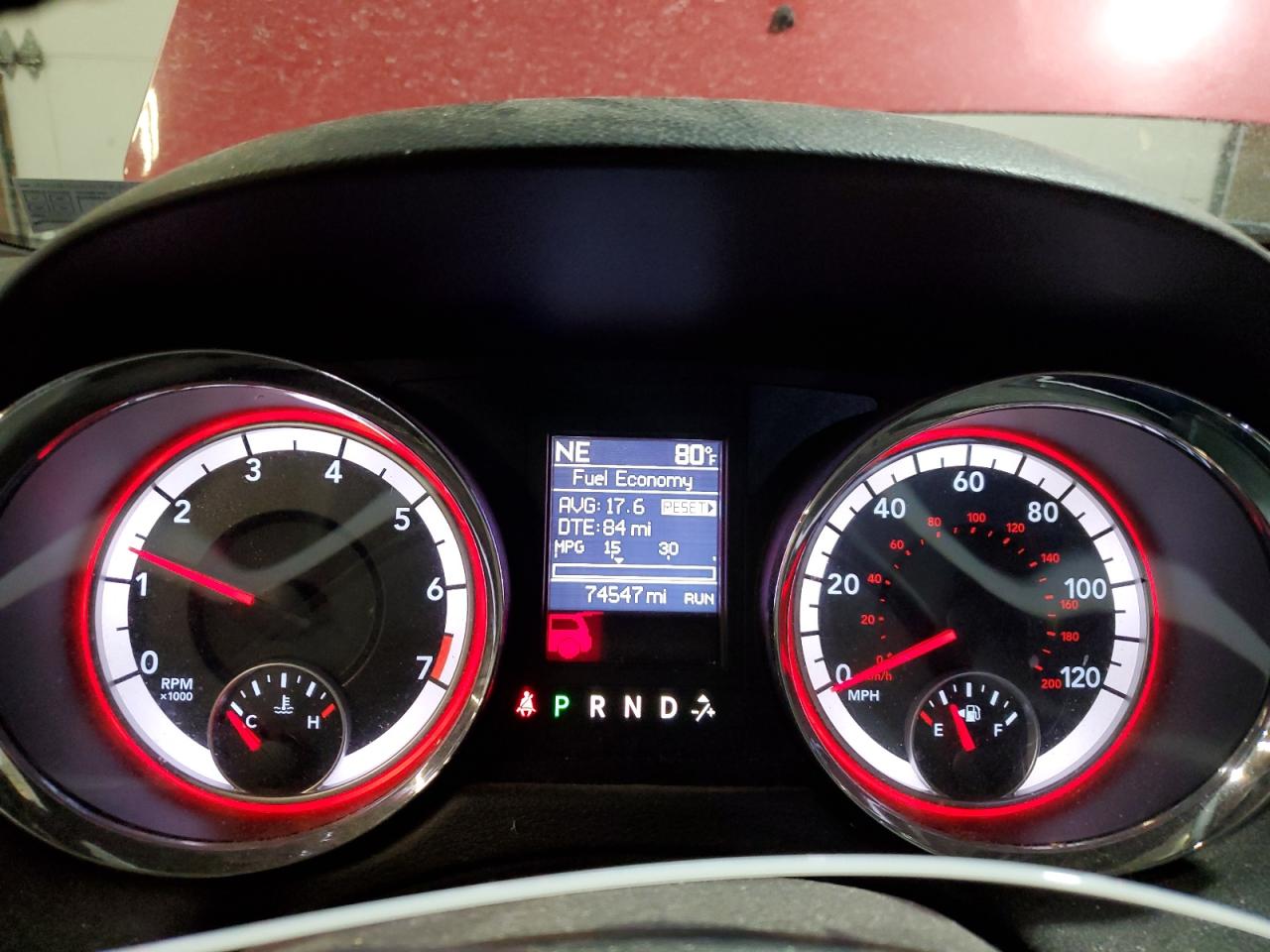 2013 Dodge Grand Caravan R Red vin: 2C4RDGEG7DR800459