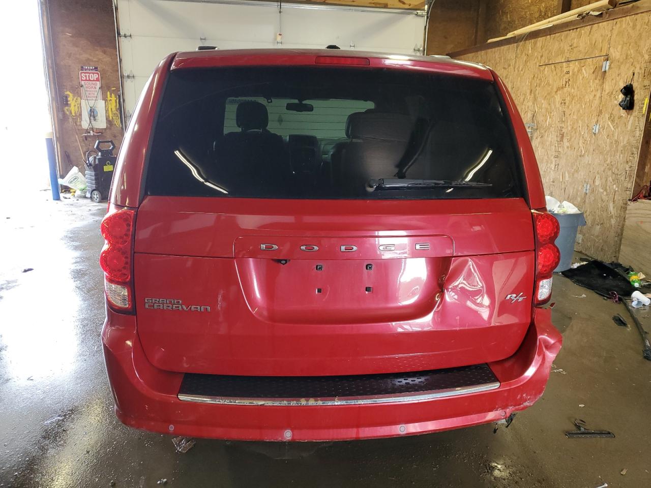 2013 Dodge Grand Caravan R Red vin: 2C4RDGEG7DR800459