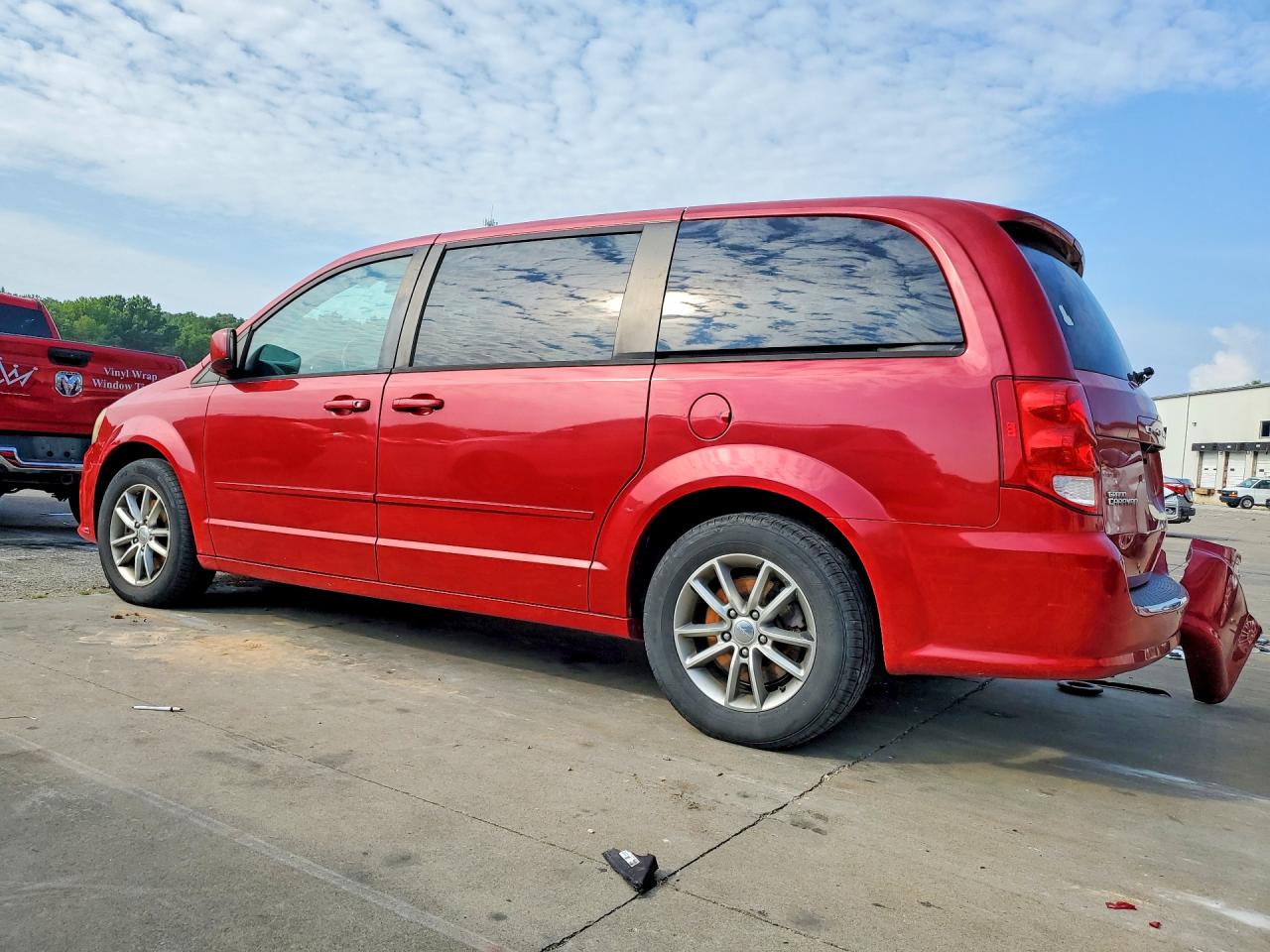 2014 Dodge Grand Caravan R/t Red vin: 2C4RDGEG7ER178415