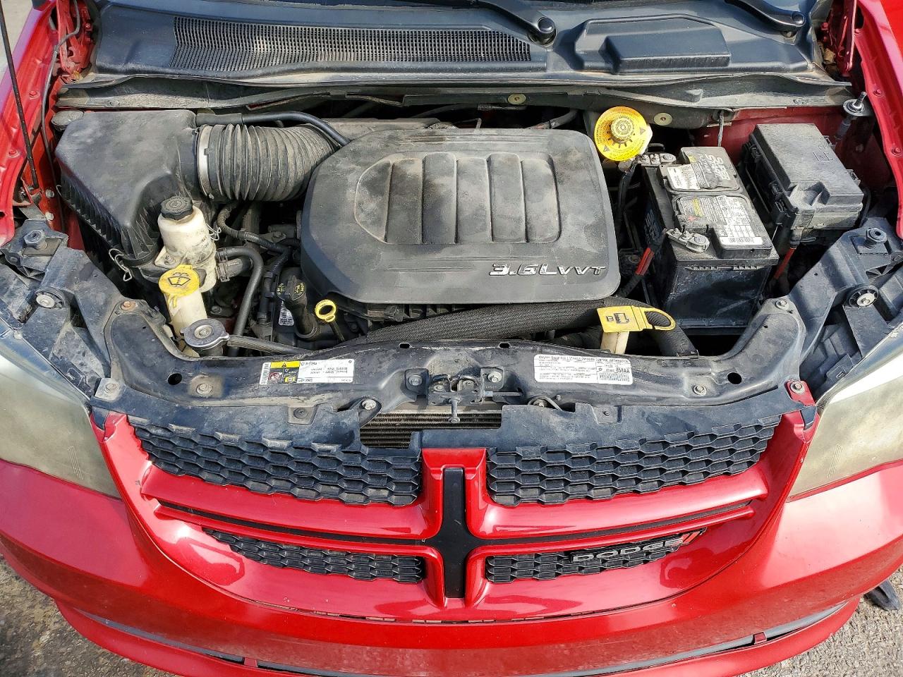 2014 Dodge Grand Caravan R/t Red vin: 2C4RDGEG7ER178415