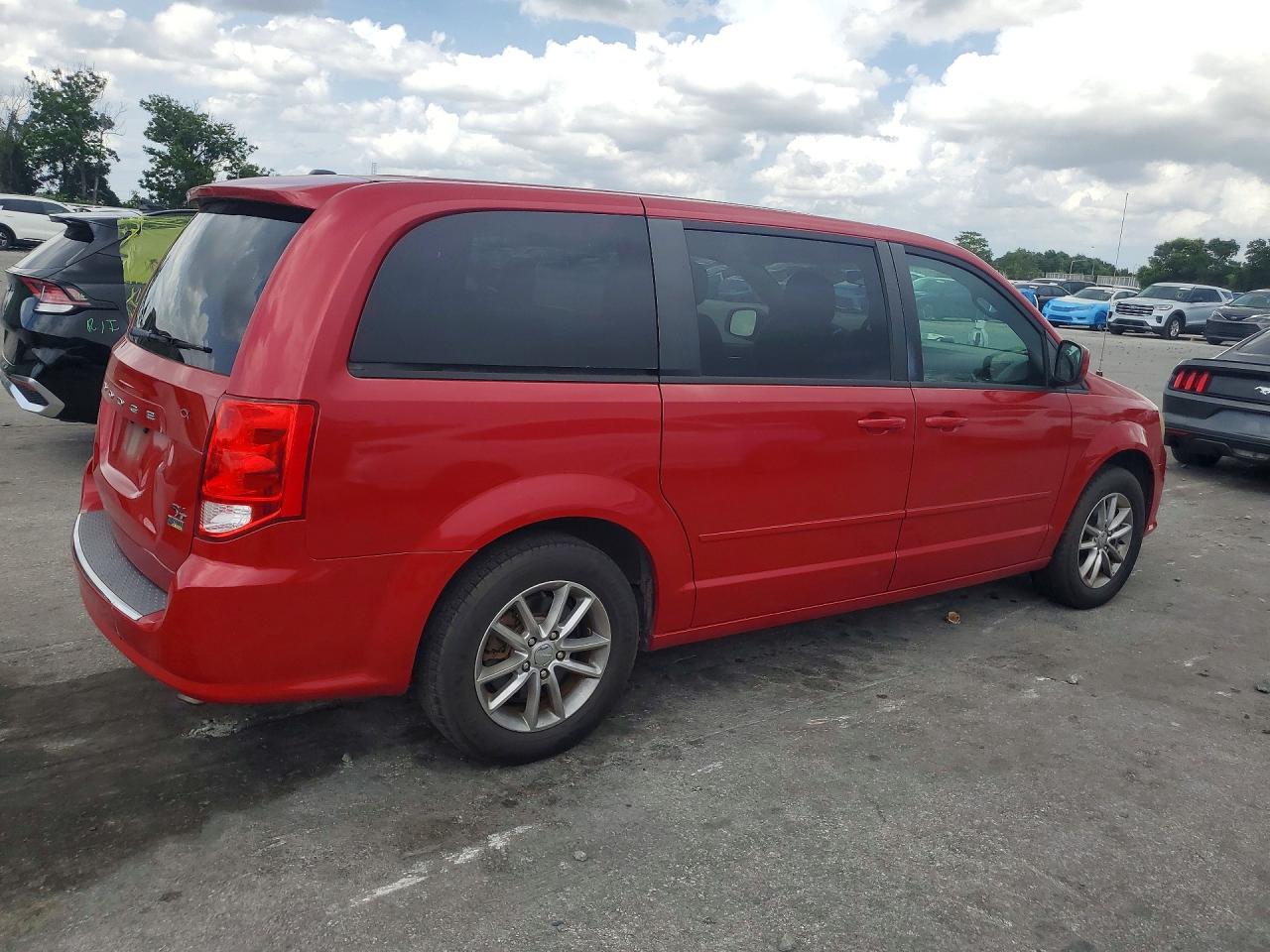 2014 Dodge Grand Caravan R Красный vin: 2C4RDGEG7ER337451
