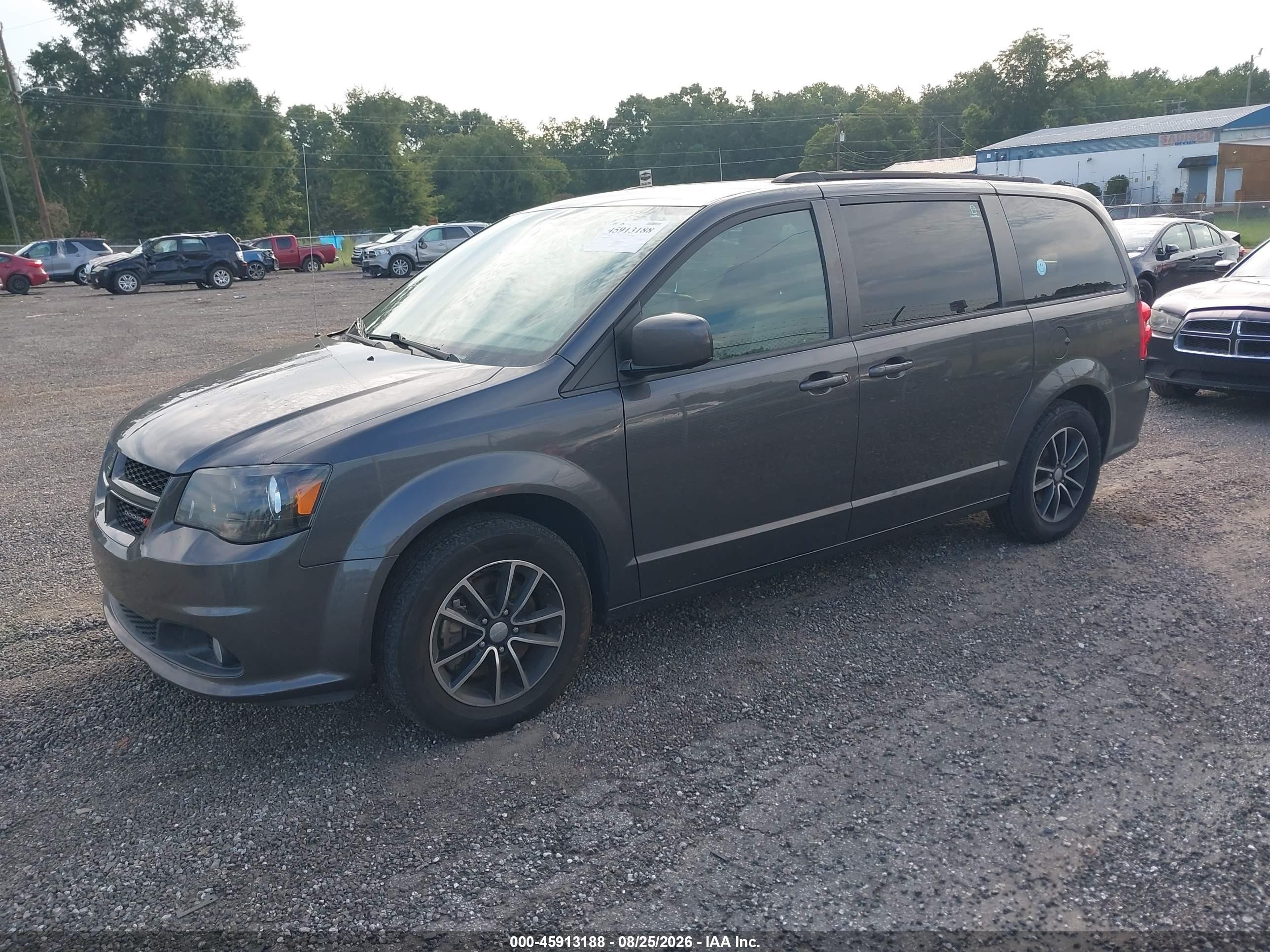 2018 Dodge Grand Caravan Gt Gray vin: 2C4RDGEG7JR202044