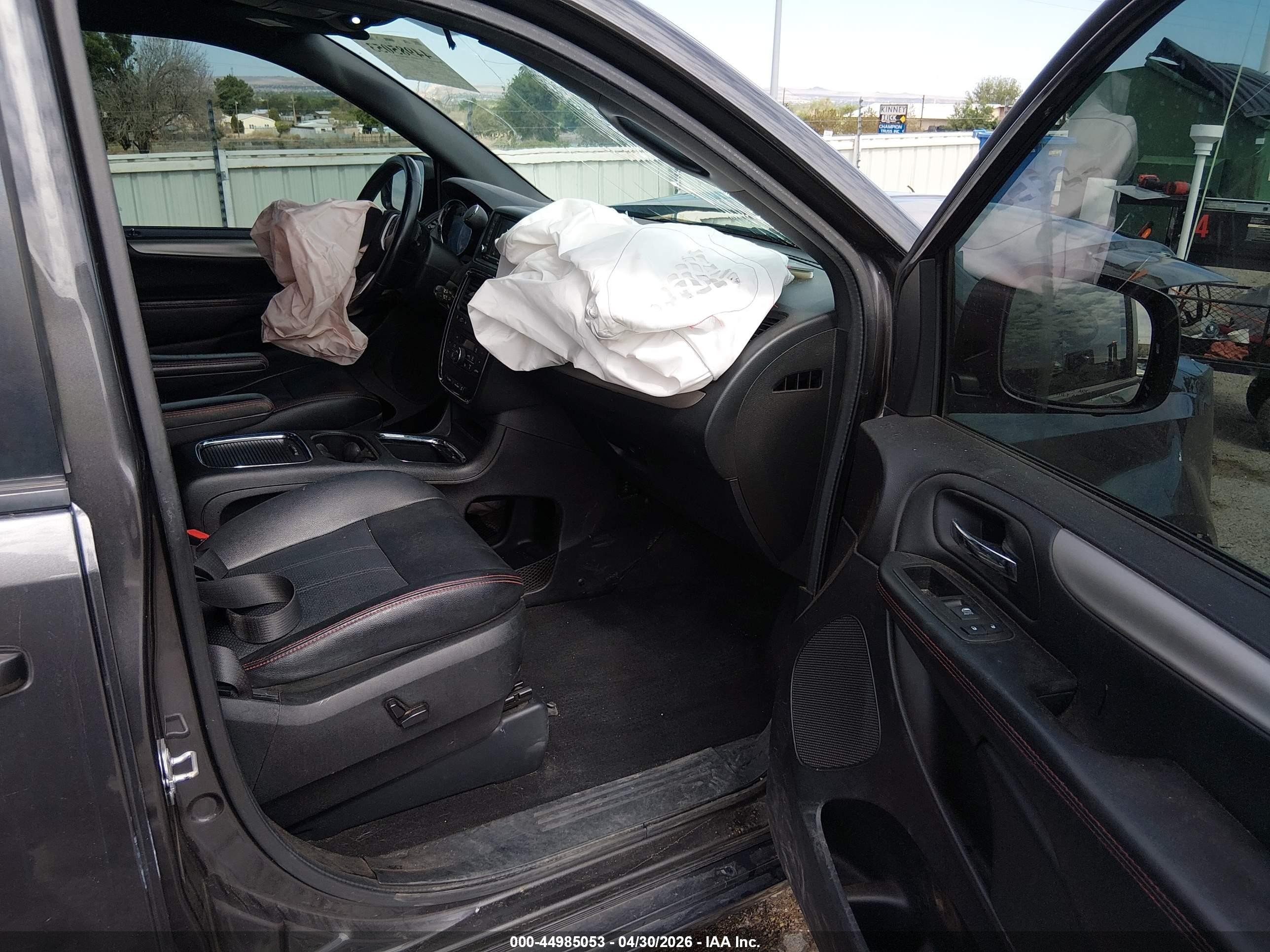 2019 Dodge Grand Caravan Gt Черный vin: 2C4RDGEG7KR606396