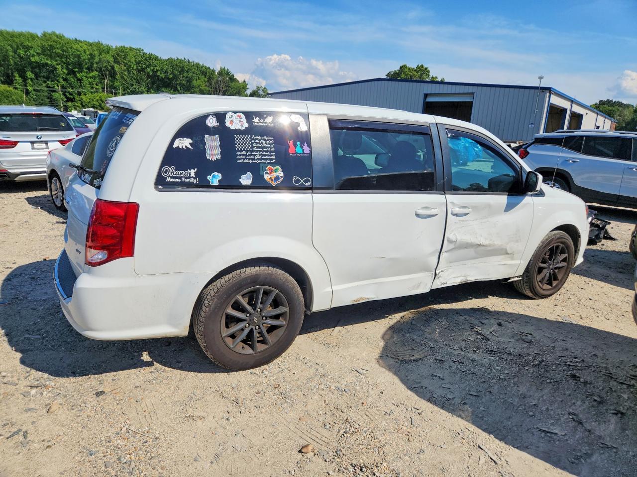 2020 Dodge Grand Caravan Gt White vin: 2C4RDGEG7LR189332