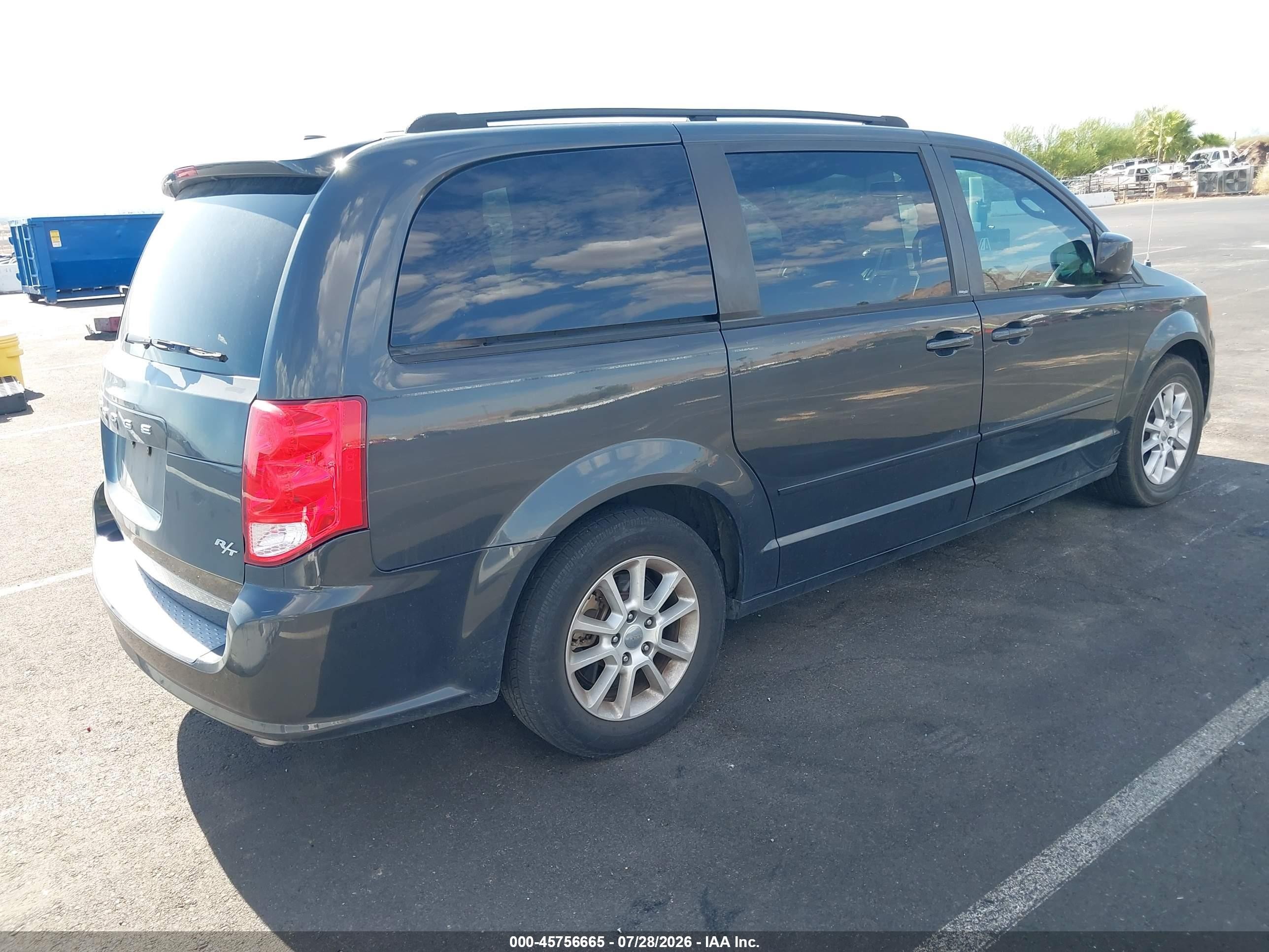 2012 Dodge Grand Caravan R/t Gray vin: 2C4RDGEG8CR149034