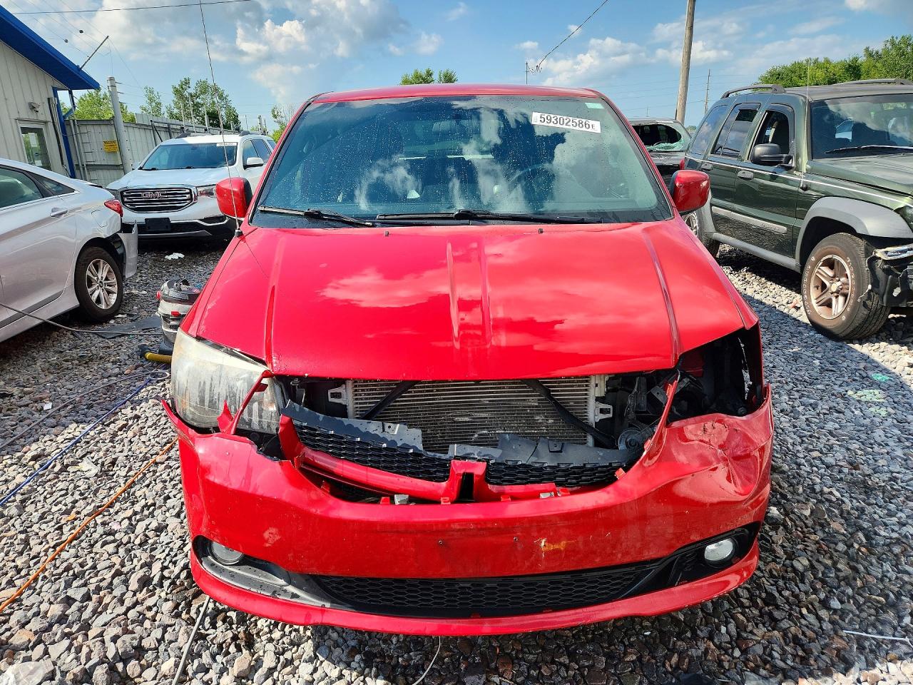 2014 Dodge Grand Caravan R/t Red vin: 2C4RDGEG8ER337801
