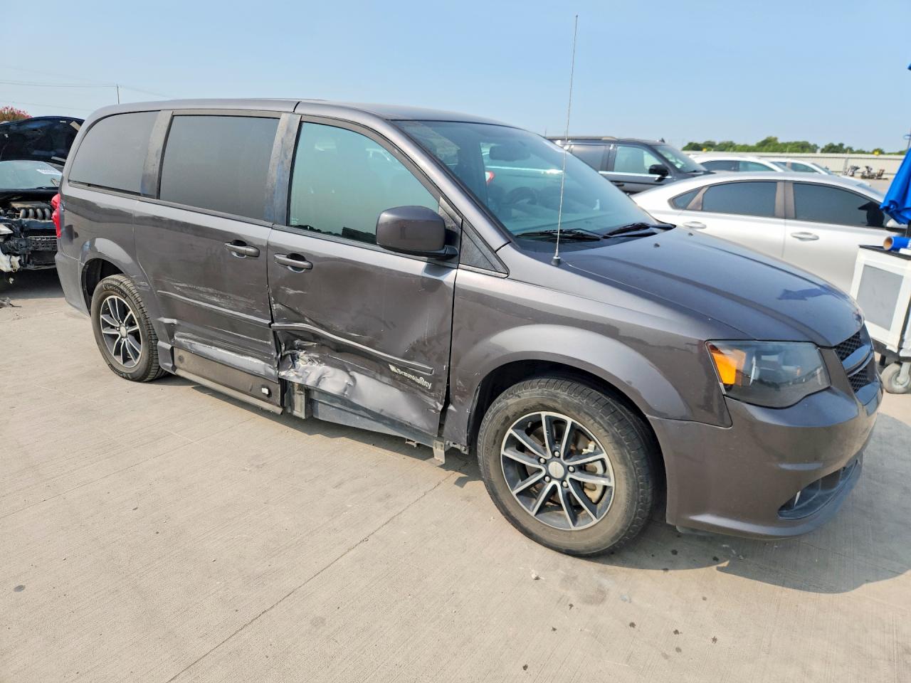 2015 Dodge Grand Caravan R/t Gray vin: 2C4RDGEG8FR633502