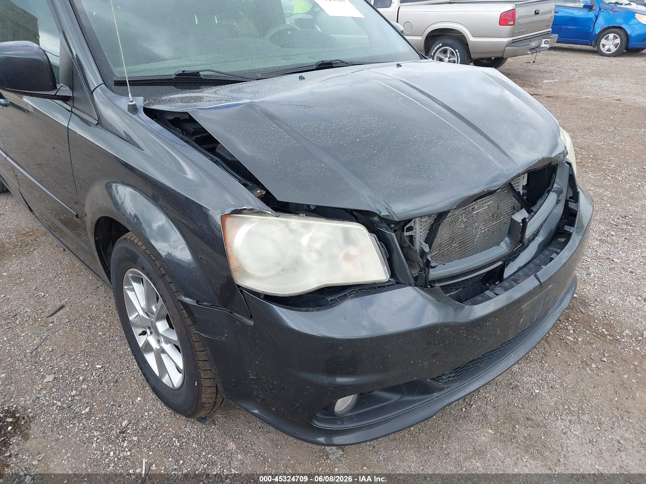 2012 Dodge Grand Caravan R/t Gray vin: 2C4RDGEG9CR359741