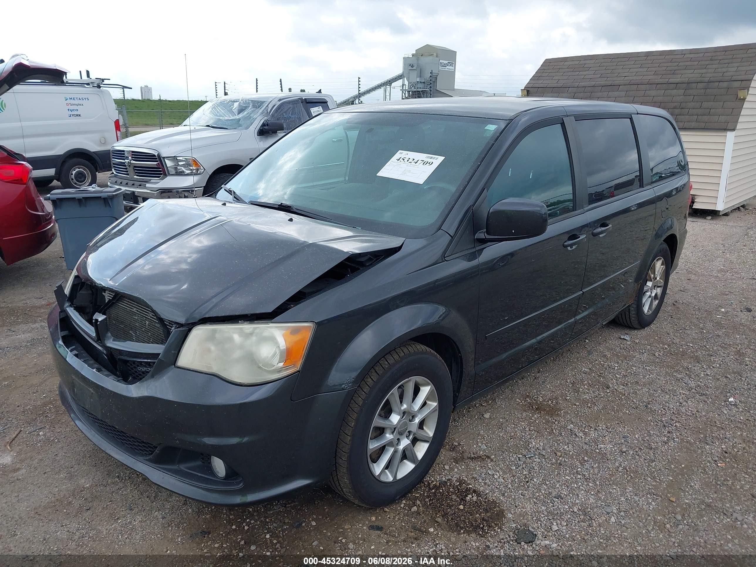 2012 Dodge Grand Caravan R/t Gray vin: 2C4RDGEG9CR359741