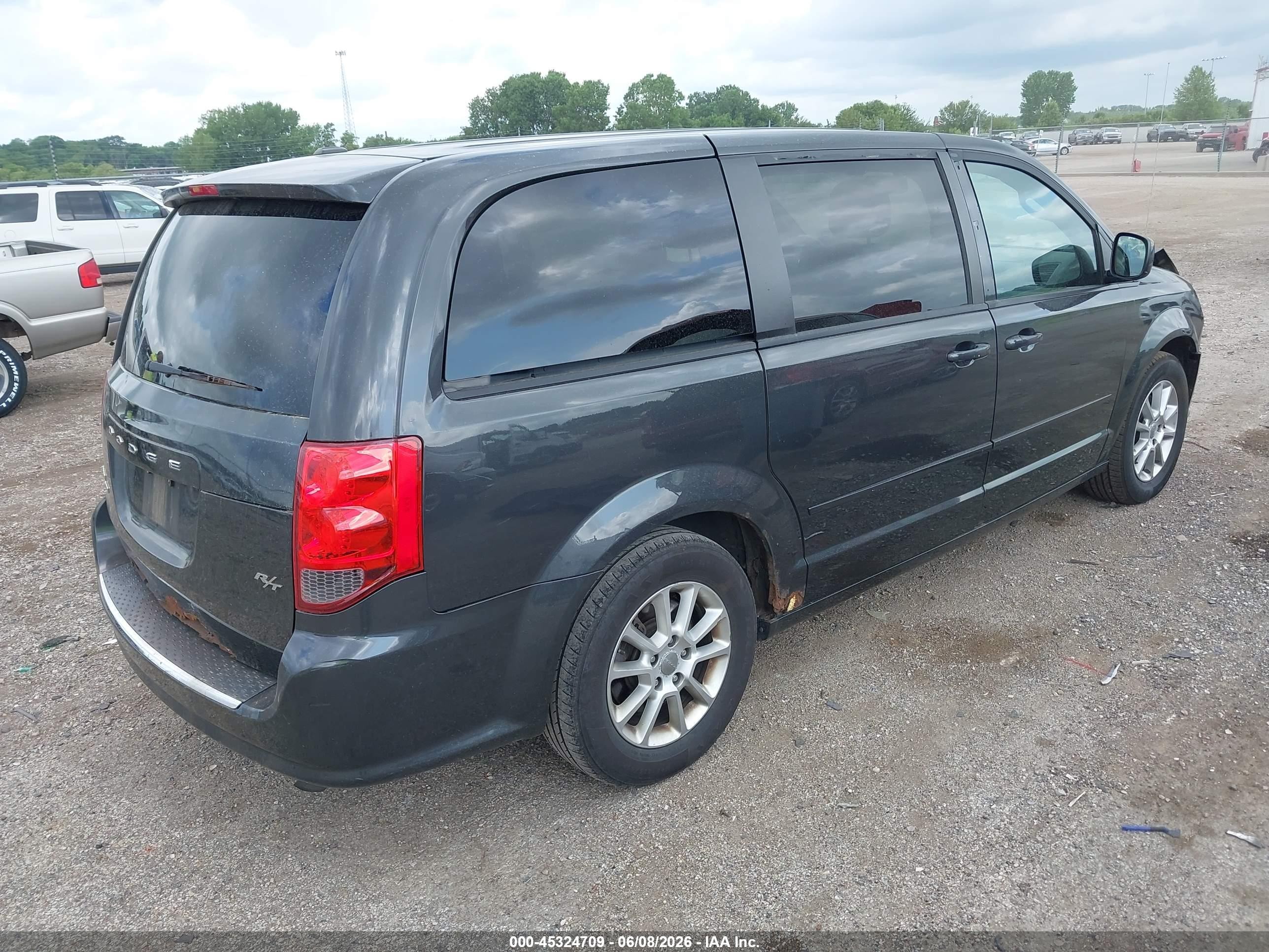 2012 Dodge Grand Caravan R/t Gray vin: 2C4RDGEG9CR359741
