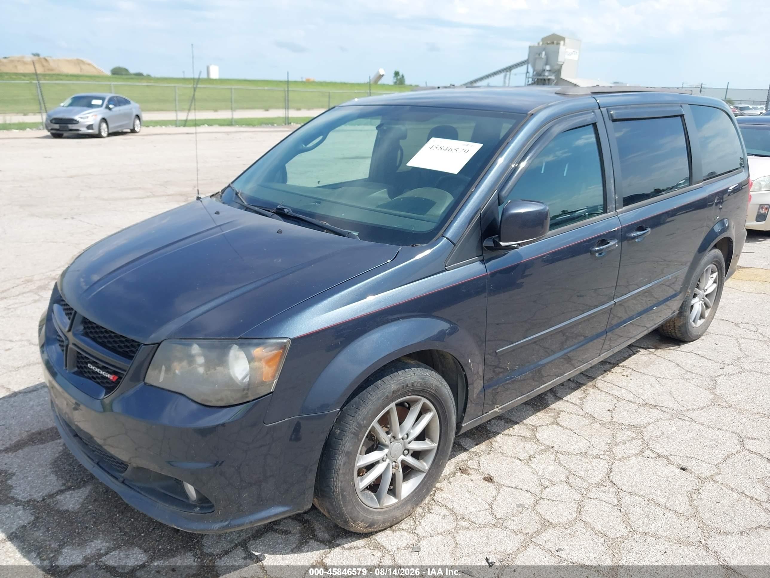 2014 Dodge Grand Caravan R/t Gray vin: 2C4RDGEG9ER449846