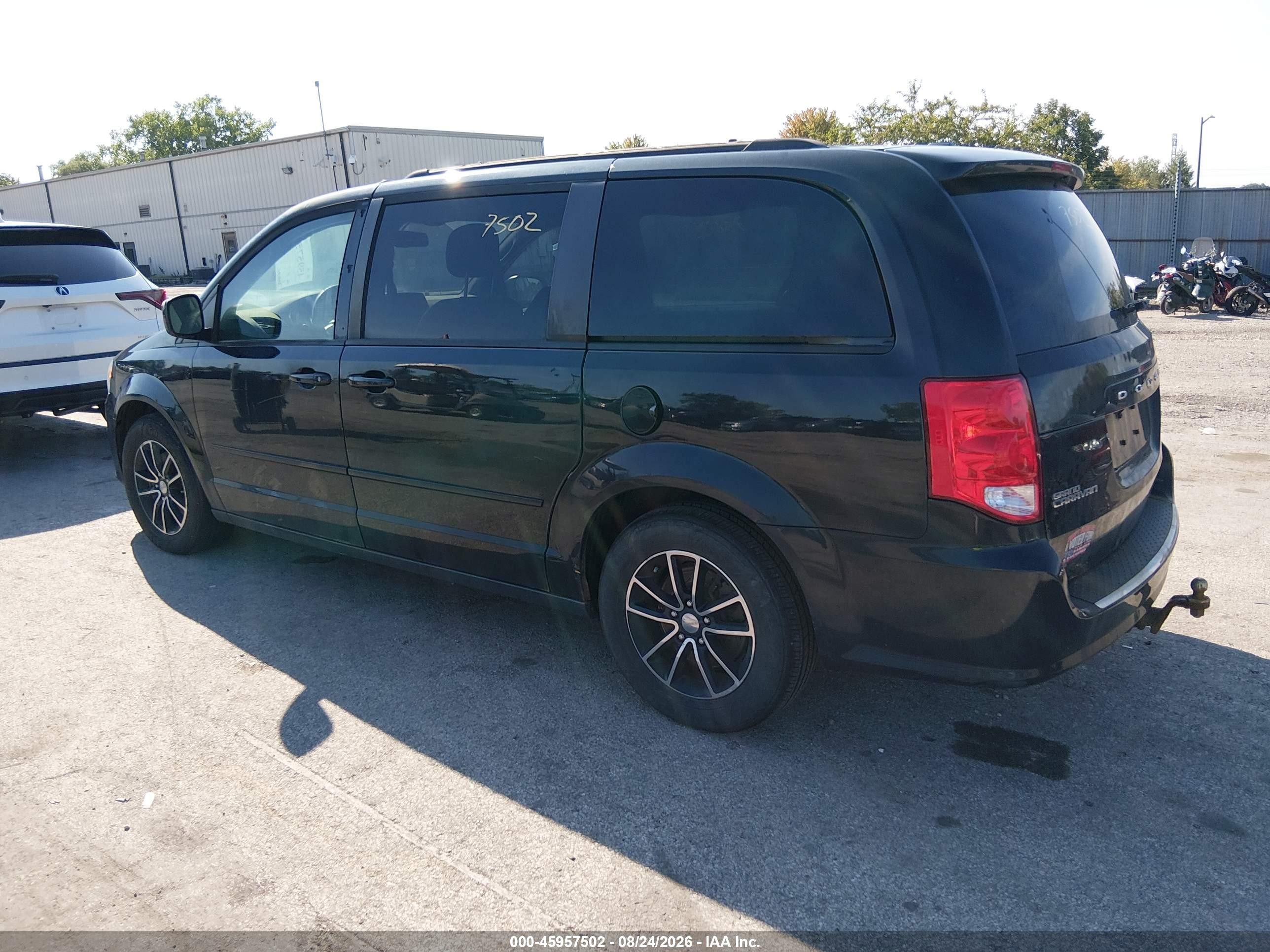 2015 Dodge Grand Caravan R/t Черный vin: 2C4RDGEG9FR586903