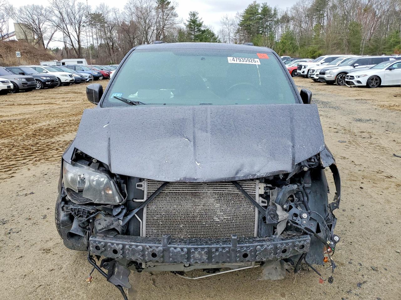 2017 Dodge Grand Caravan Gt Gray vin: 2C4RDGEG9HR717329