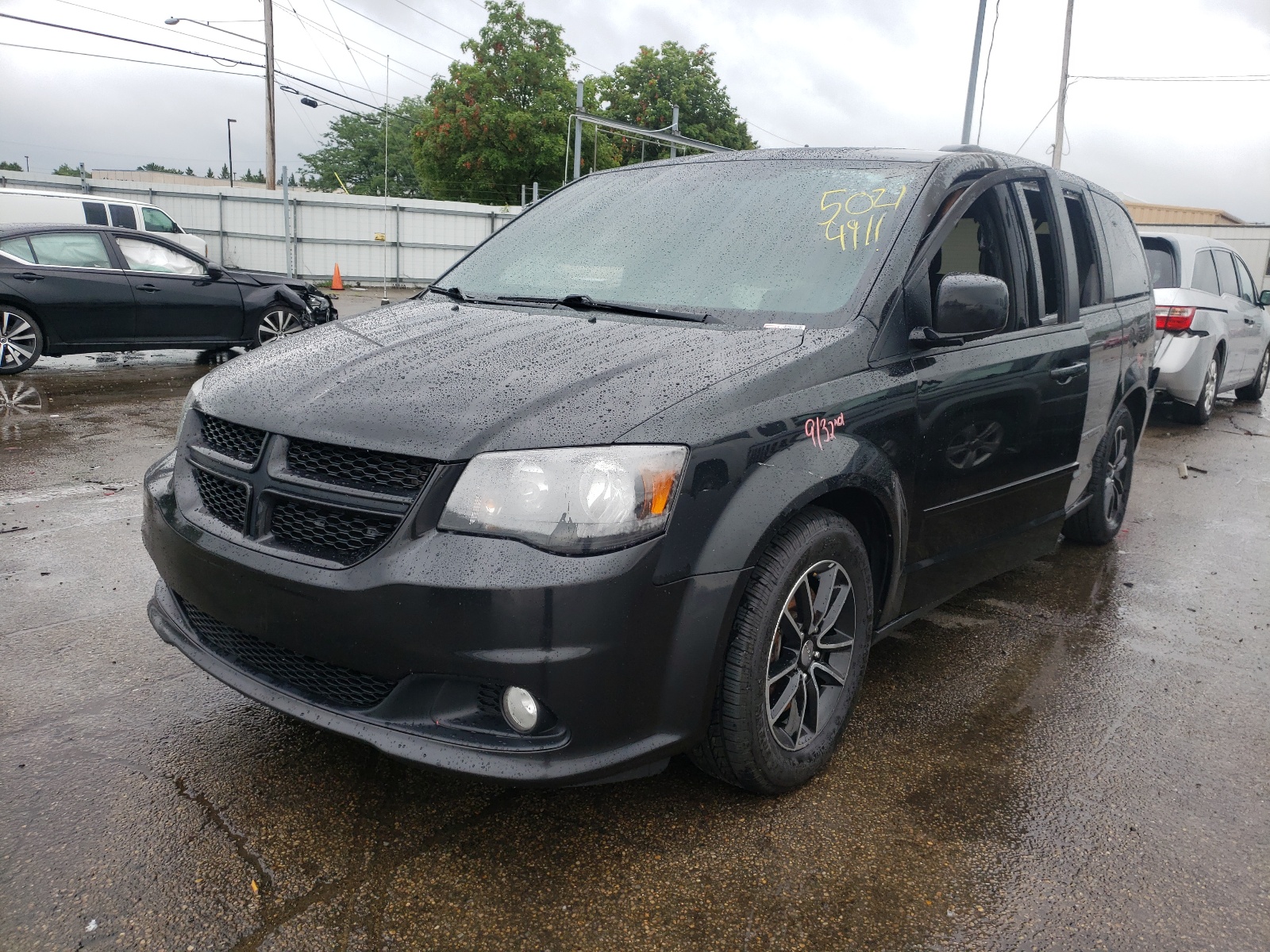 2017 Dodge Grand Caravan Gt Черный vin: 2C4RDGEG9HR851967